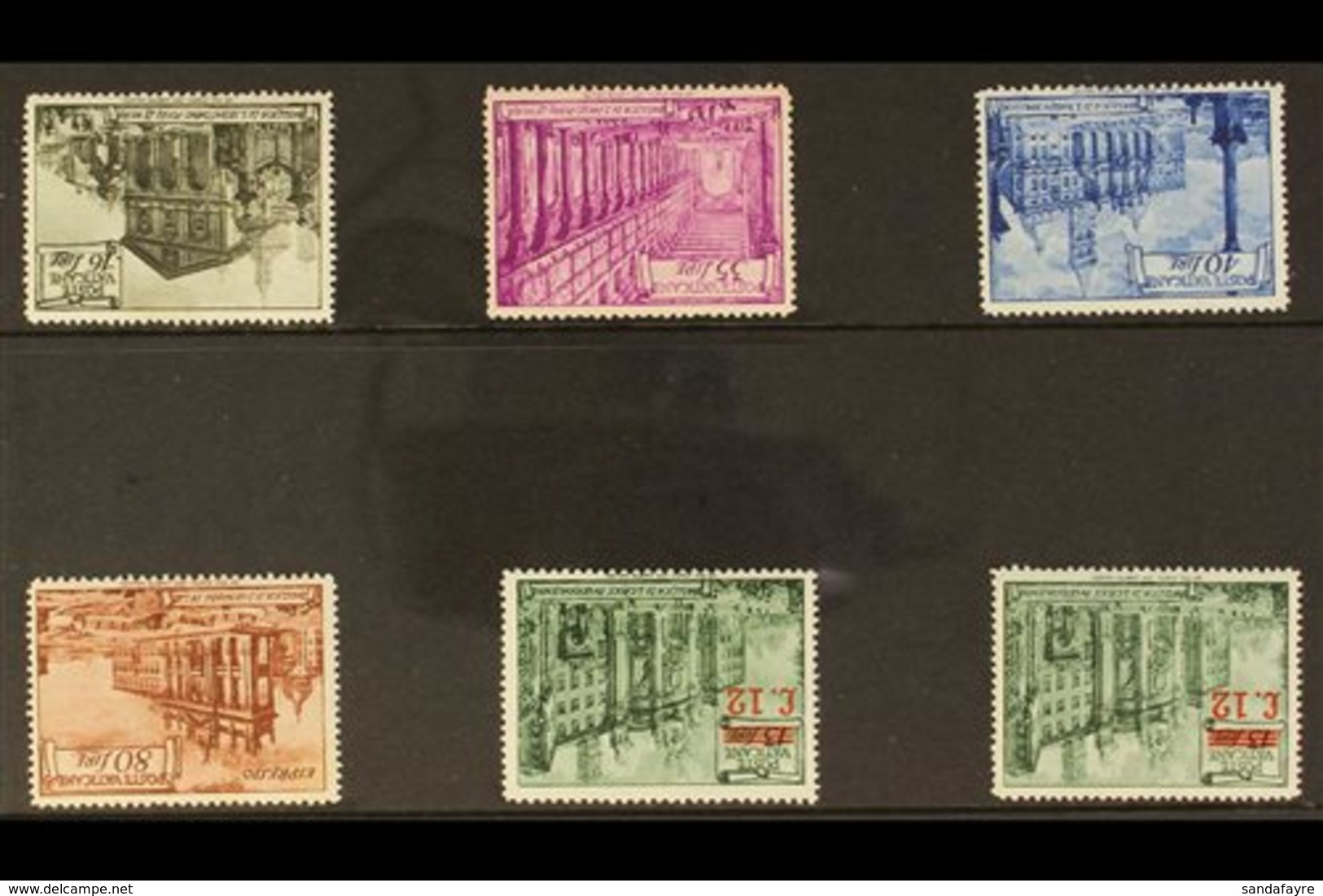 1949-52 INVERTED WATERMARK ASSEMBLY An Attractive Group Of Pictorial Issues With Inverted "St Peter's Key" Watermarks Th - Other & Unclassified