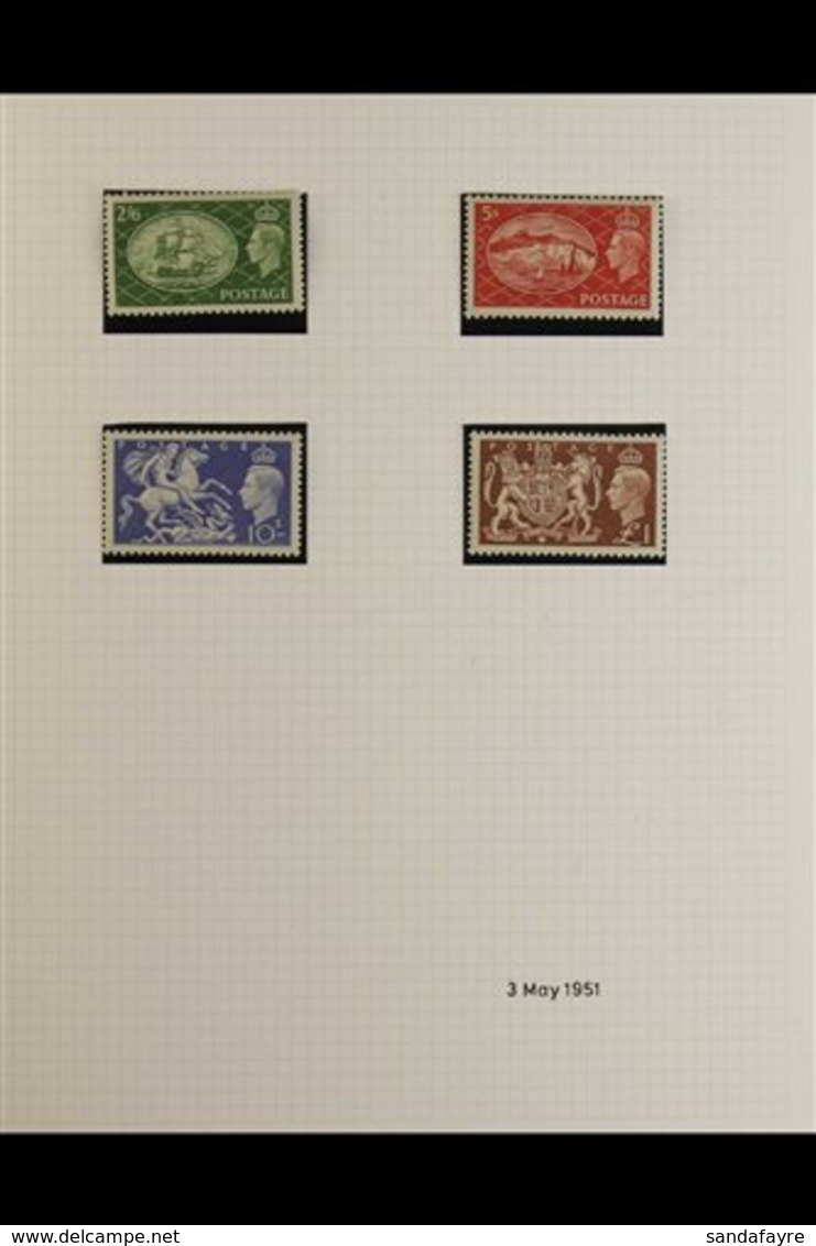 1924-1970 NEVER HINGED MINT COLLECTION WITH VFM EXTRAS. A Magnificent Never Hinged Mint Collection (mostly QEII) Present - Autres & Non Classés