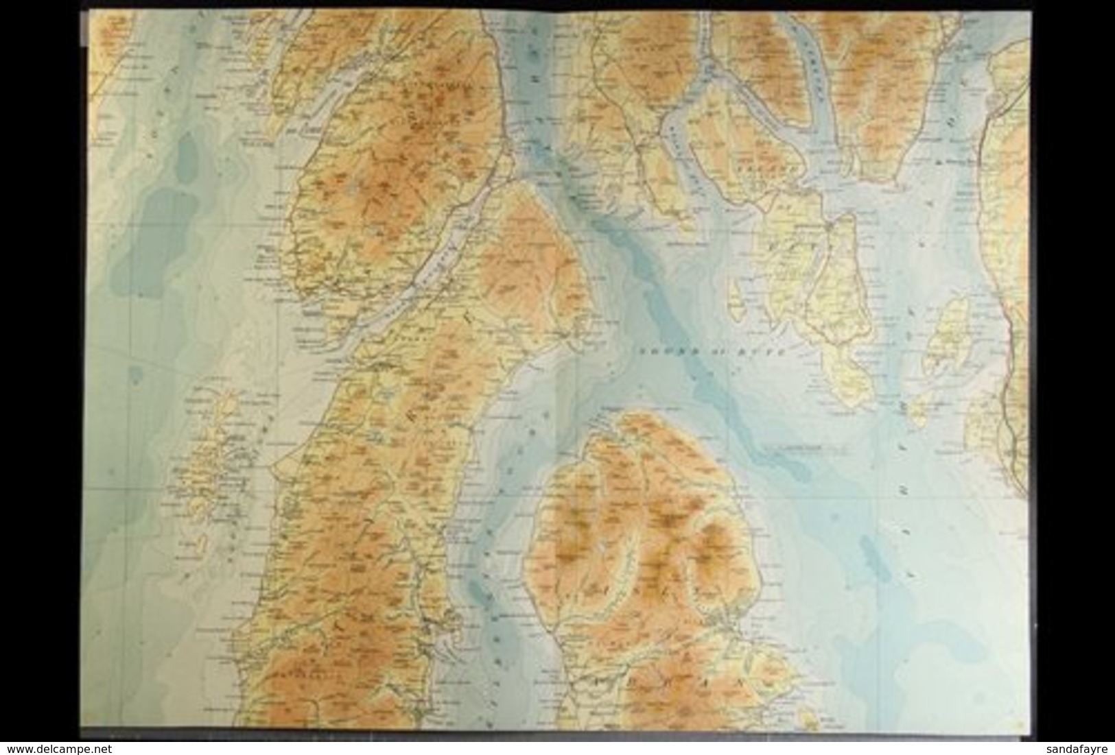 BUTE AND ARRAN 1895. A Map By Bartholomew For Bute And Arran. For More Images, Please Visit Http://www.sandafayre.com/it - Andere & Zonder Classificatie