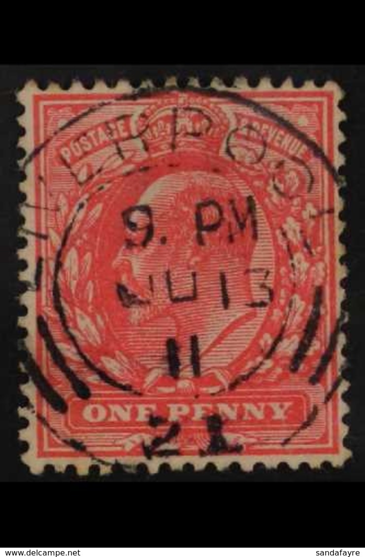 1911 1d Aniline Rose, P.14 Harrison Printing, SG 275a, Very Fine Used With Neat, Dated C.d.s. Postmark. For More Images, - Non Classés