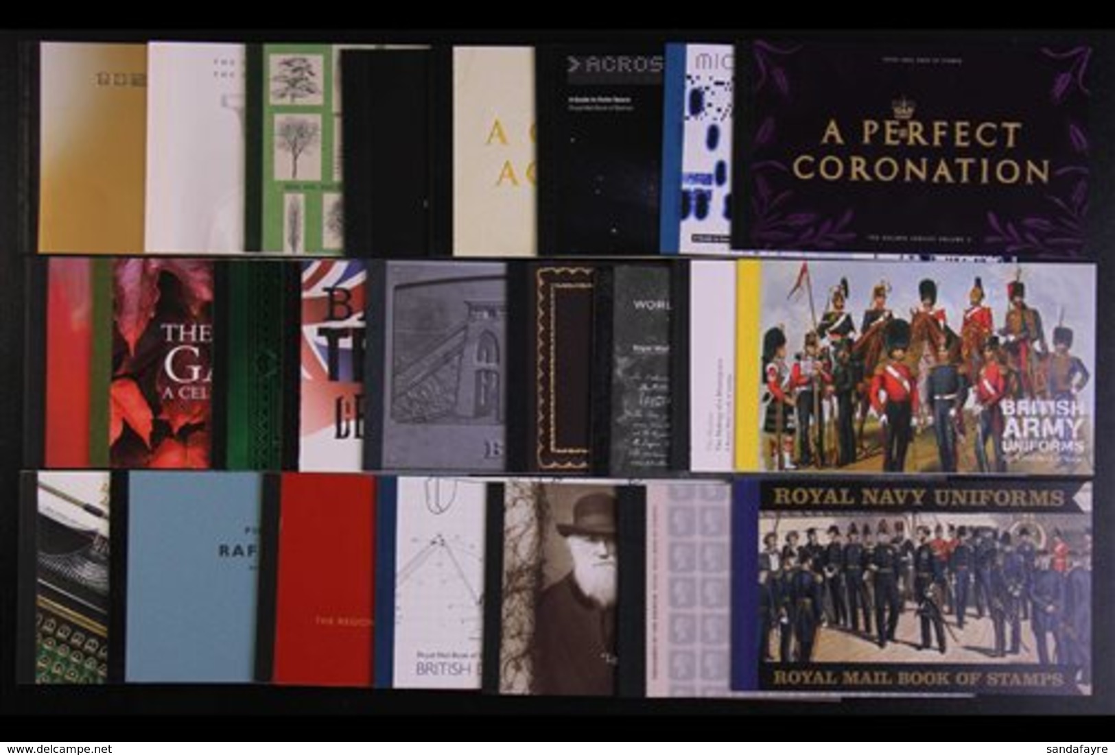 PRESTIGE BOOKLETS 2000-2009 COMPLETE COLLECTION Of All Different Never Hinged Mint Complete Prestige Booklets, SG DX24/D - Autres & Non Classés