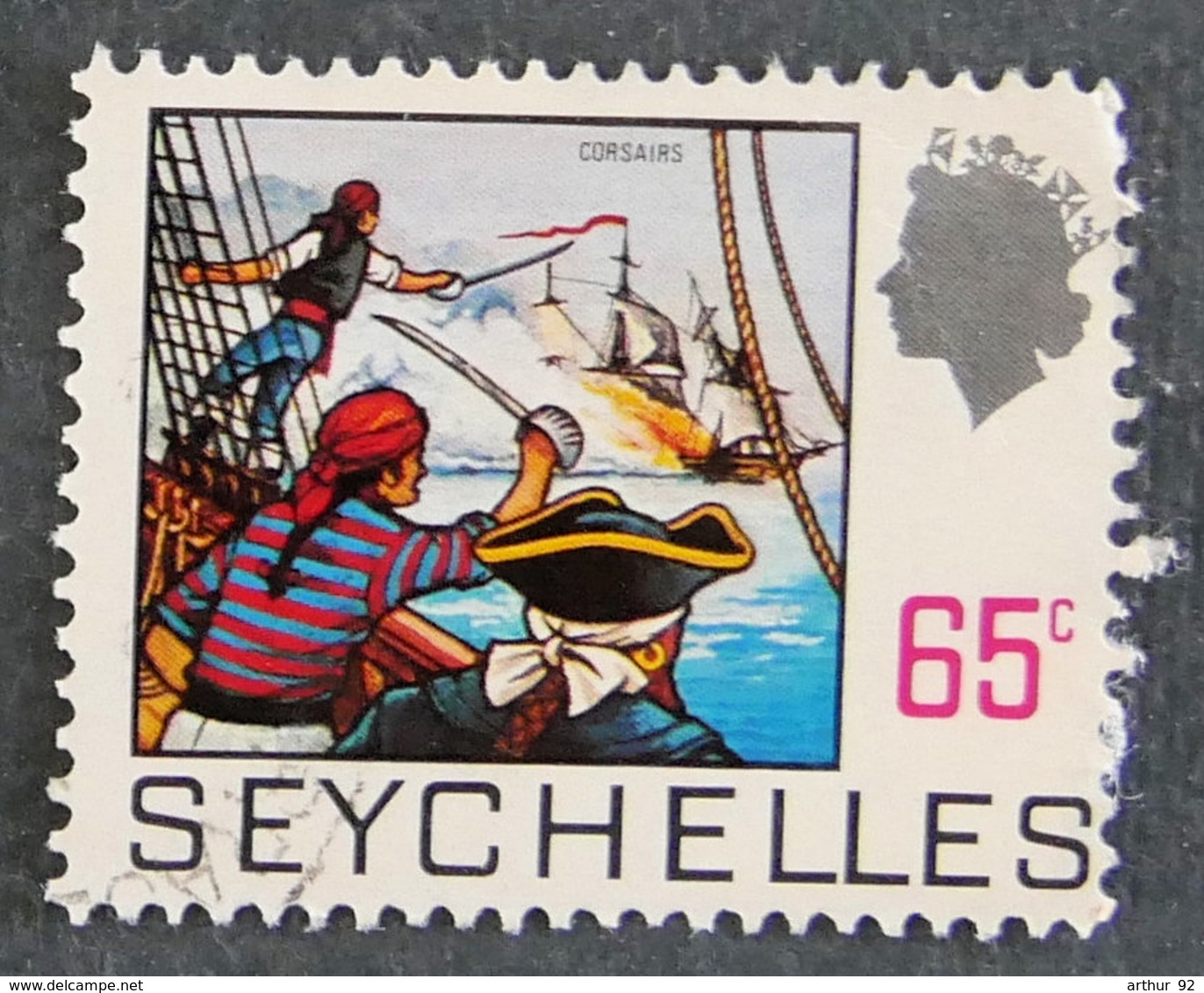 SEYCHELLES - 1969 - YT 259 A - CORSAIRES - Seychelles (1976-...)