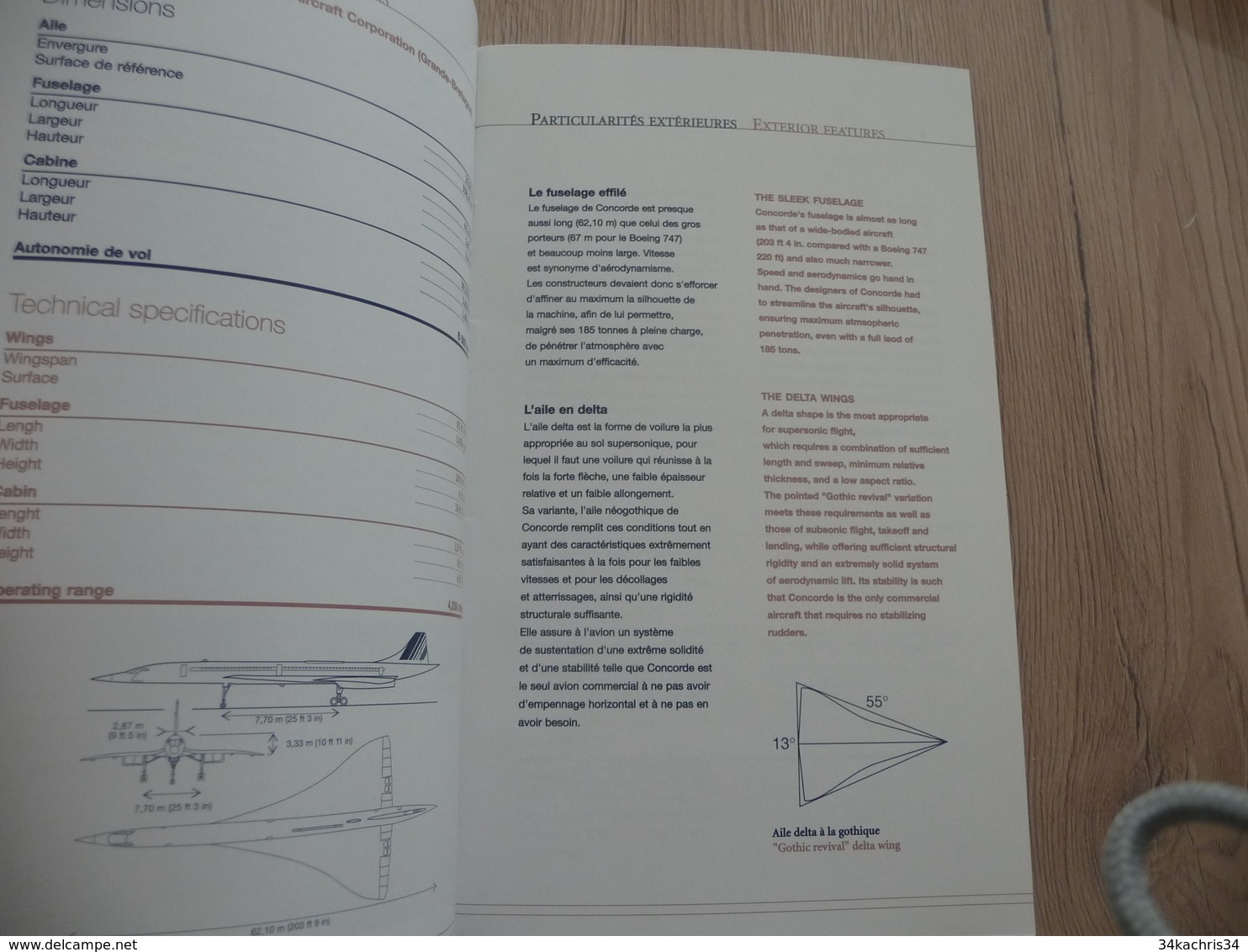 Concorde archive environs 30 documents 2001 billet pin's menus dossiers com Air France British Airways Vol 2001 AF002