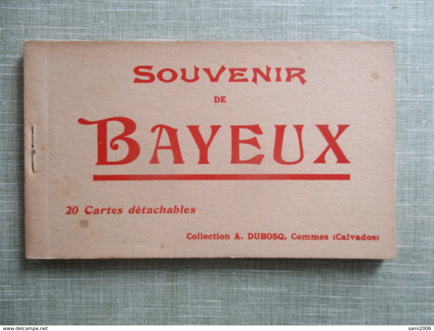 CARNET DE 20 CPA 14 SOUVENIR DE BAYEUX - Bayeux