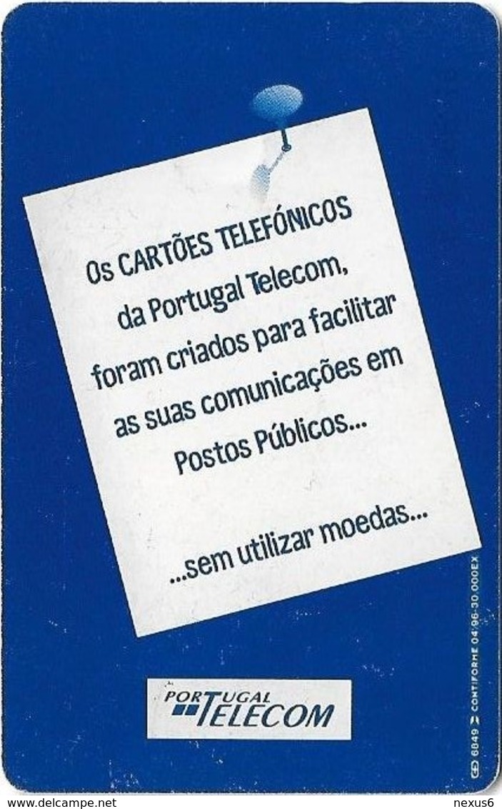 Portugal - PT - Dia Da Mãe 96 - PT085 - 50Units, 04.1996, 30.000ex, Used - Portugal