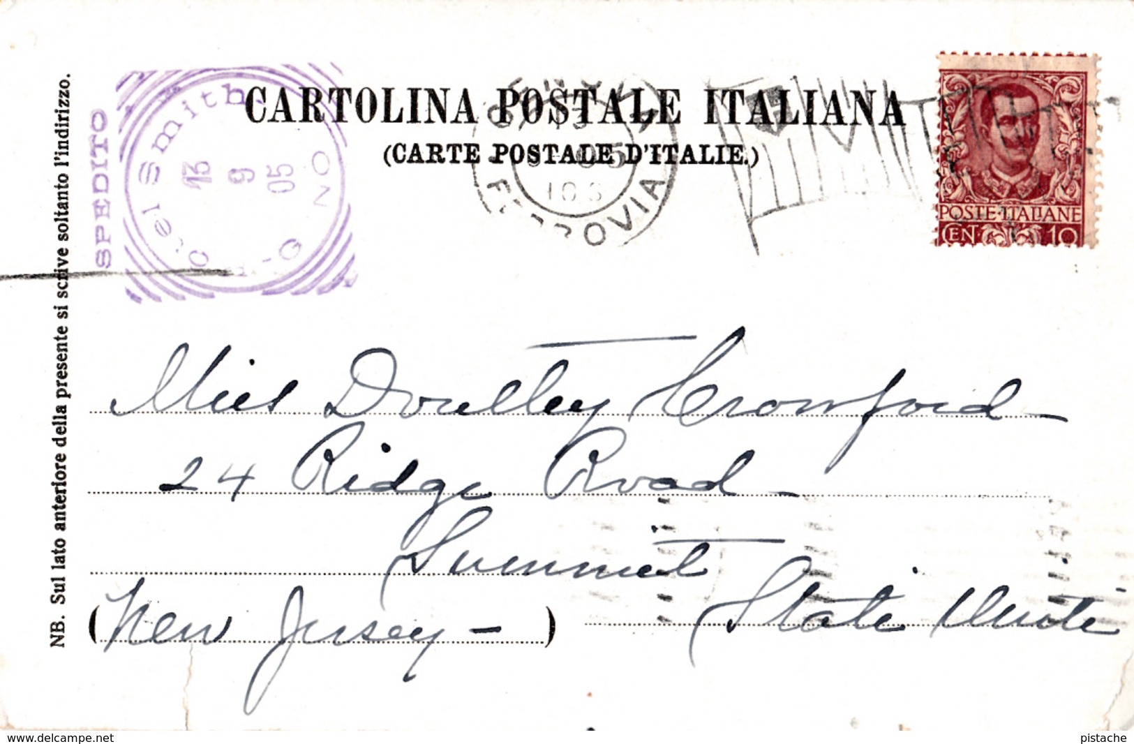 Italy Italia - Genova Genoa - Piazza Corvetto - Hand Colored - Simple Back - Postmark 1905 - Animation - 2 Scans - Genova (Genoa)