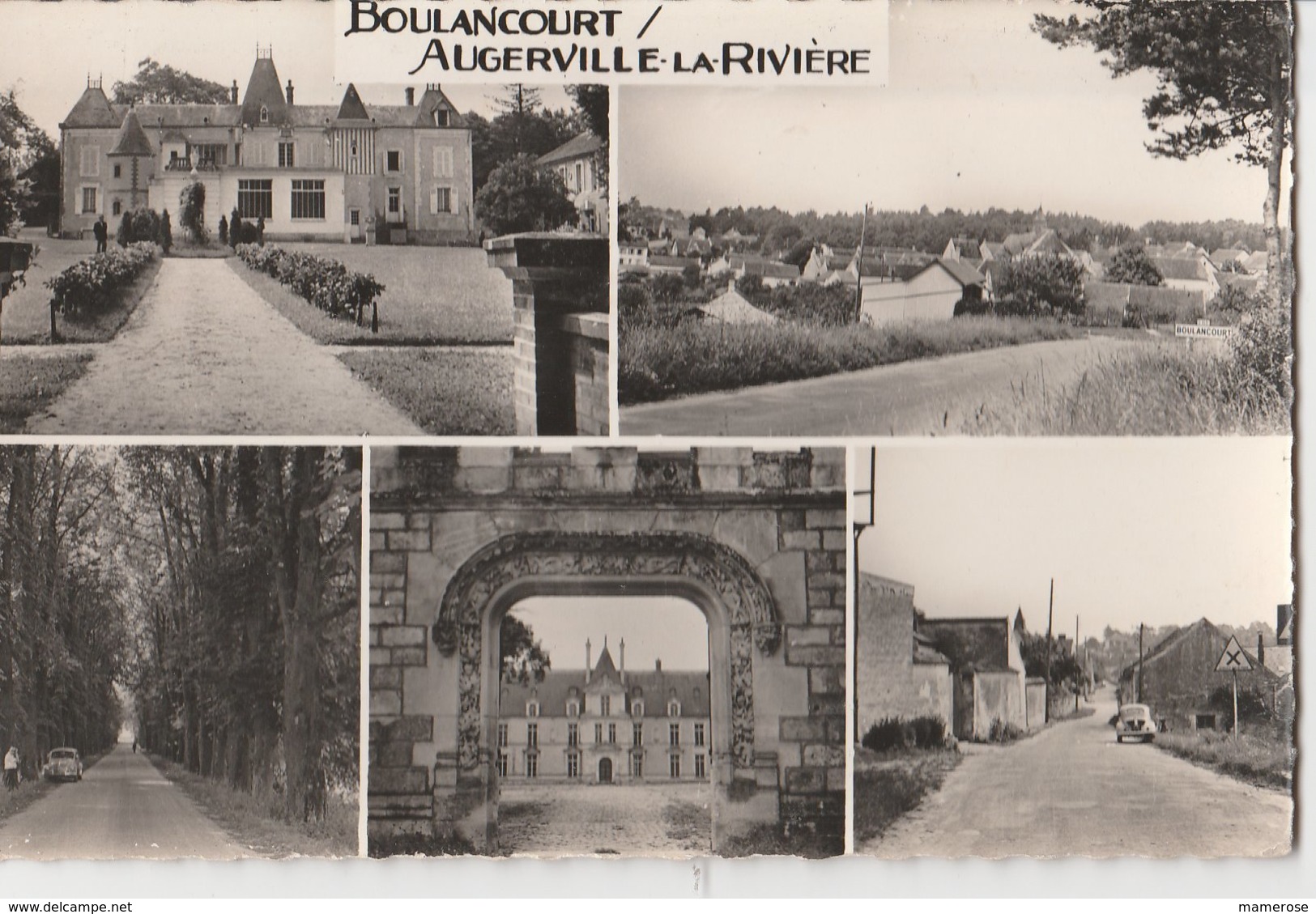 BOULANCOURT (77) AUGERVILLE-LA-RIVIERE (45). Souvenir De ... 5 Vues - Autres & Non Classés