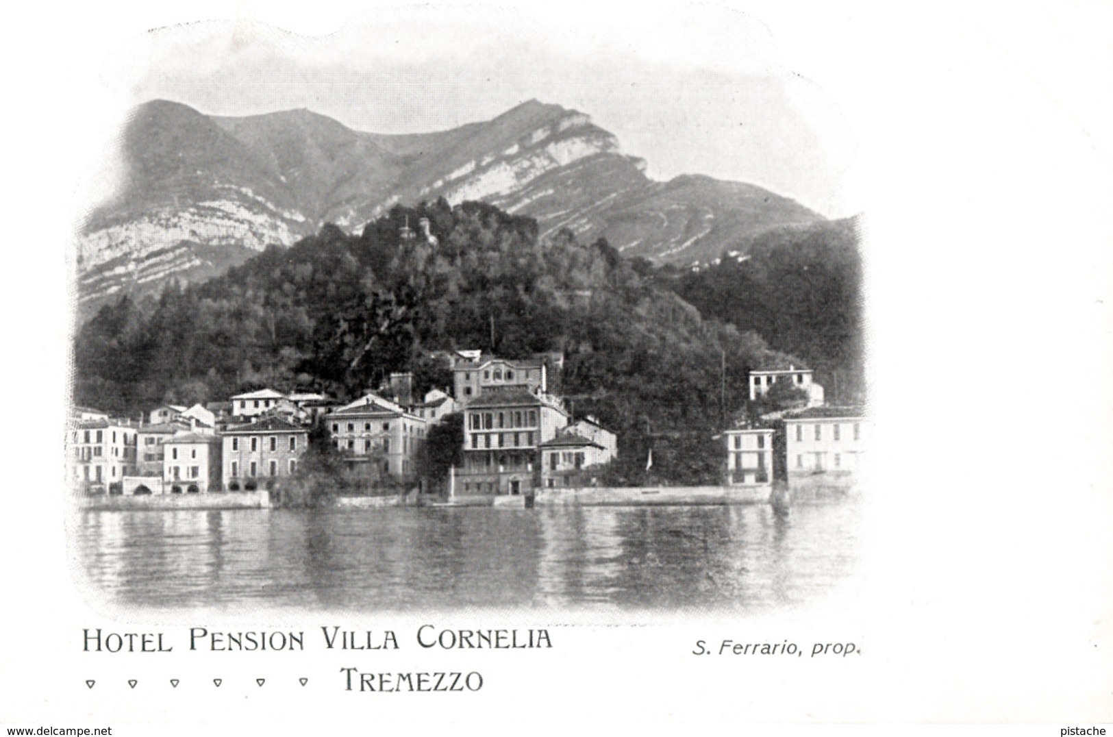 Italy Italia - B&W - Tremezzo - Hotel Pension Villa Cornelia - Unused - 2 Scans - Other & Unclassified