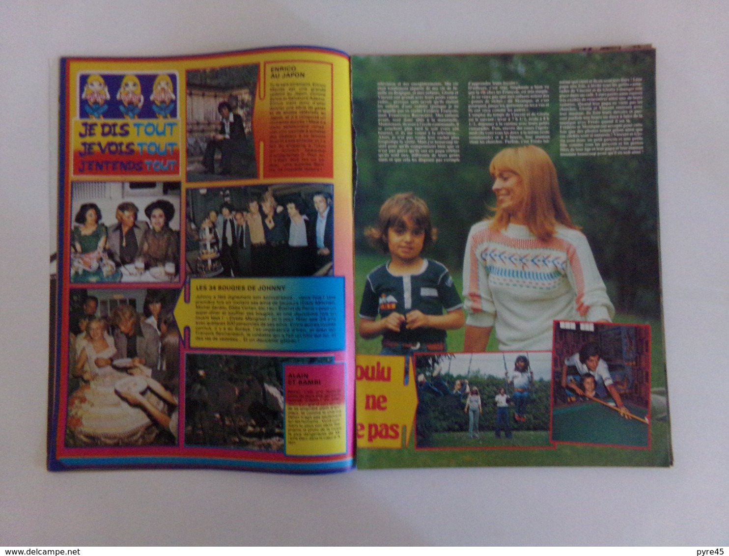 Revue " Stéphanie " N° 32 , 1977, " Dave, Il était Une Fois , Serge Lama, Martin Circus ... " - People