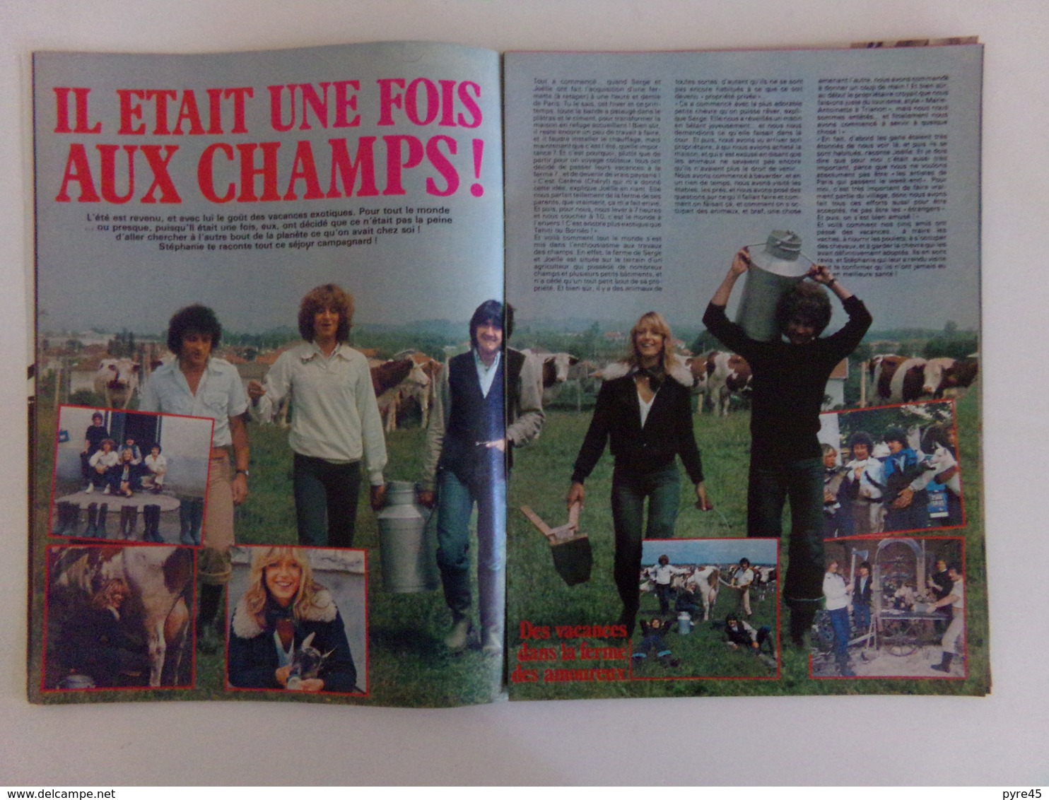 Revue " Stéphanie " n° 32 , 1977, " Dave, Il était une fois , Serge Lama, Martin Circus ... "