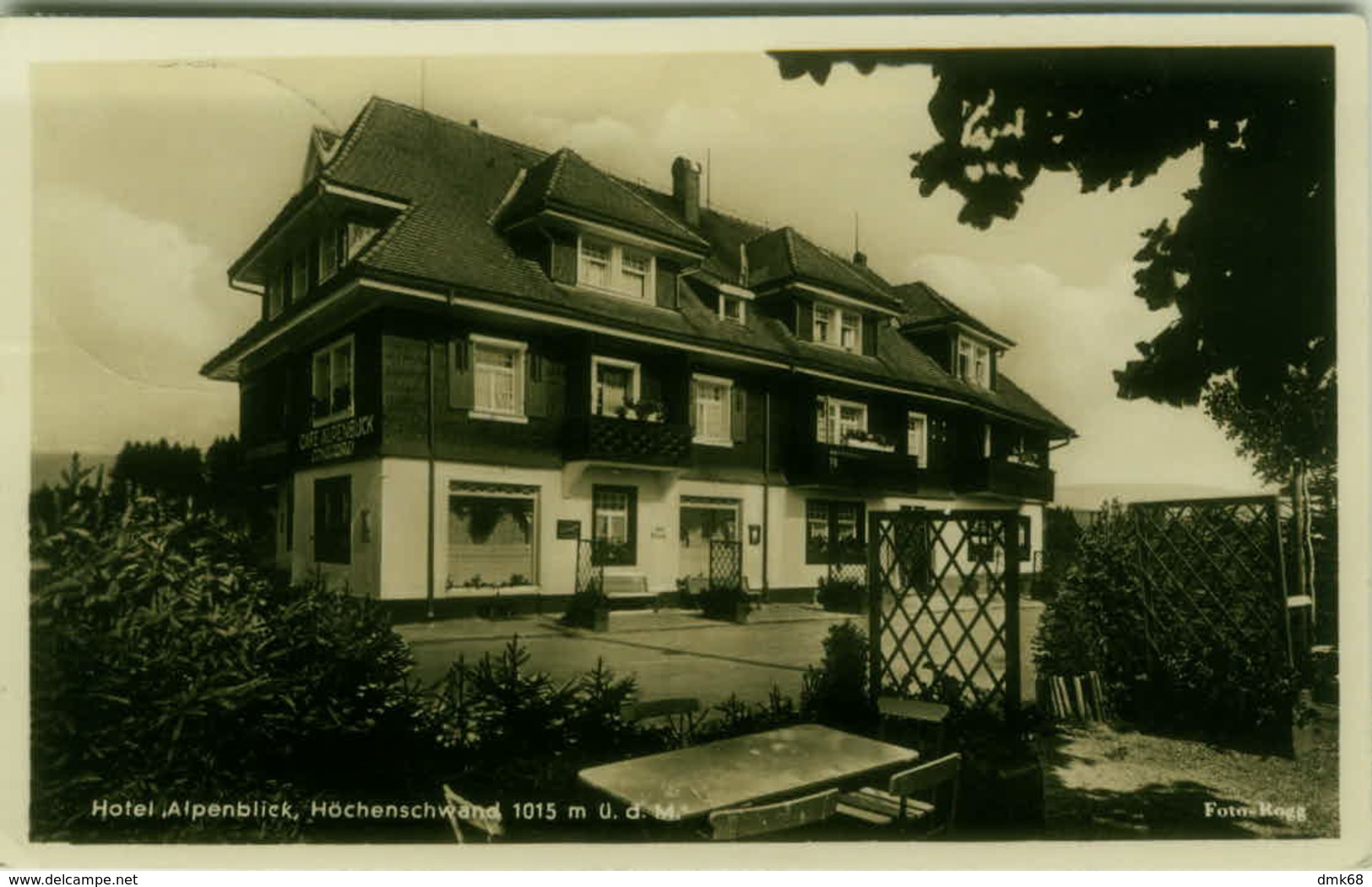 AK GERMANY - HOTEL ALPENBLICK - HÖCHENSCHWAND  - 1930s (BG3666) - Höchenschwand