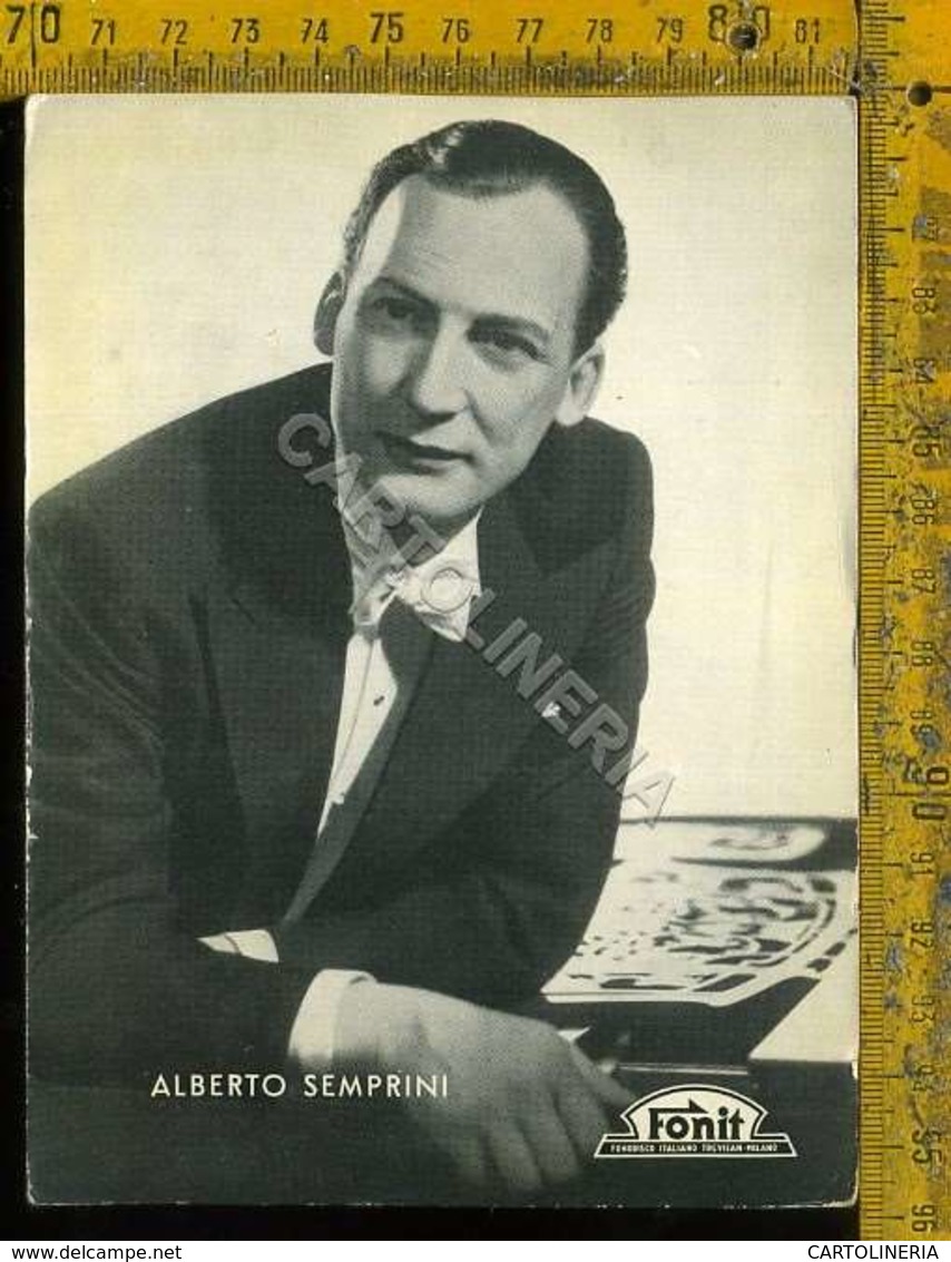 Personaggio Cinema Attore Attrice Teatro Cantante Alberto Semprini - Artisti