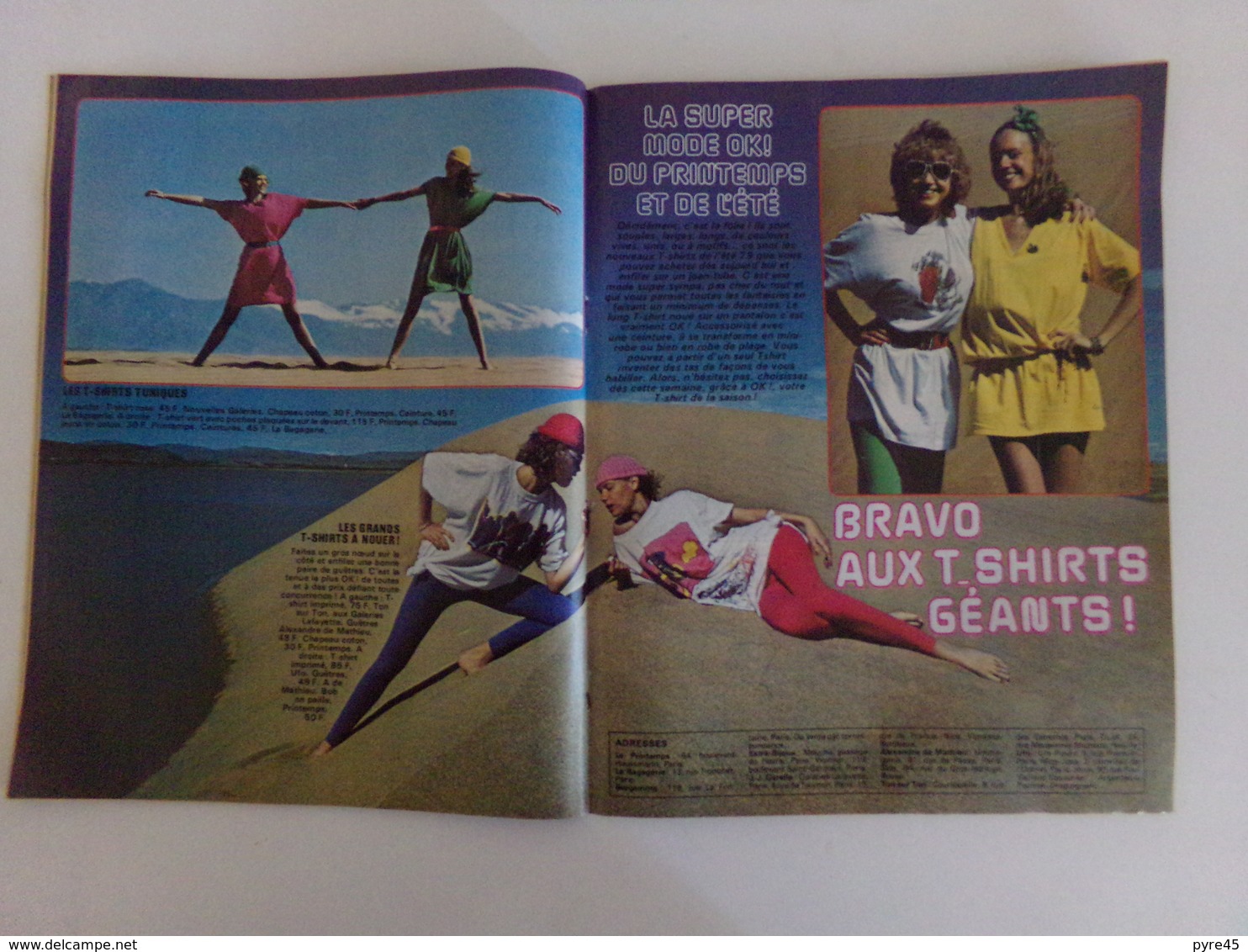 Revue " Ok age tendre " n° 172, 1979. " François Valéry, Amanda Lear, Rod Stewart ... "