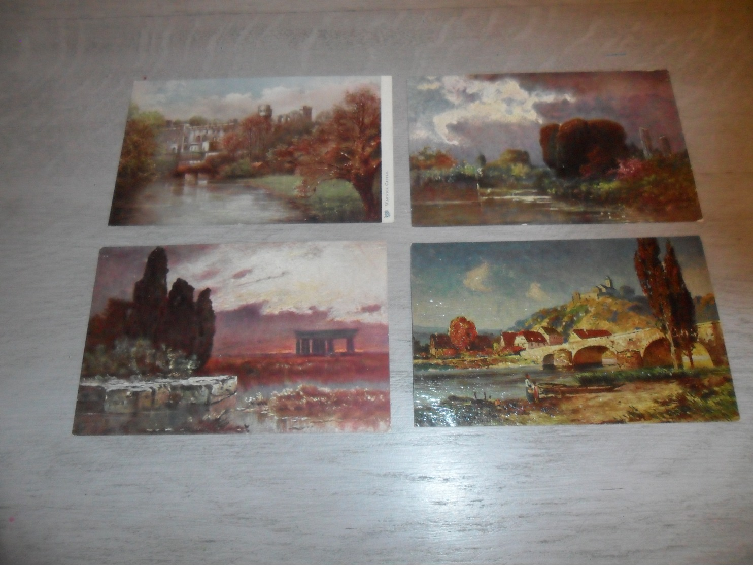 Beau lot de 60 cartes postales de fantaisie paysages paysage Mooi lot van 60 postkaarten fantasie landschappen landschap