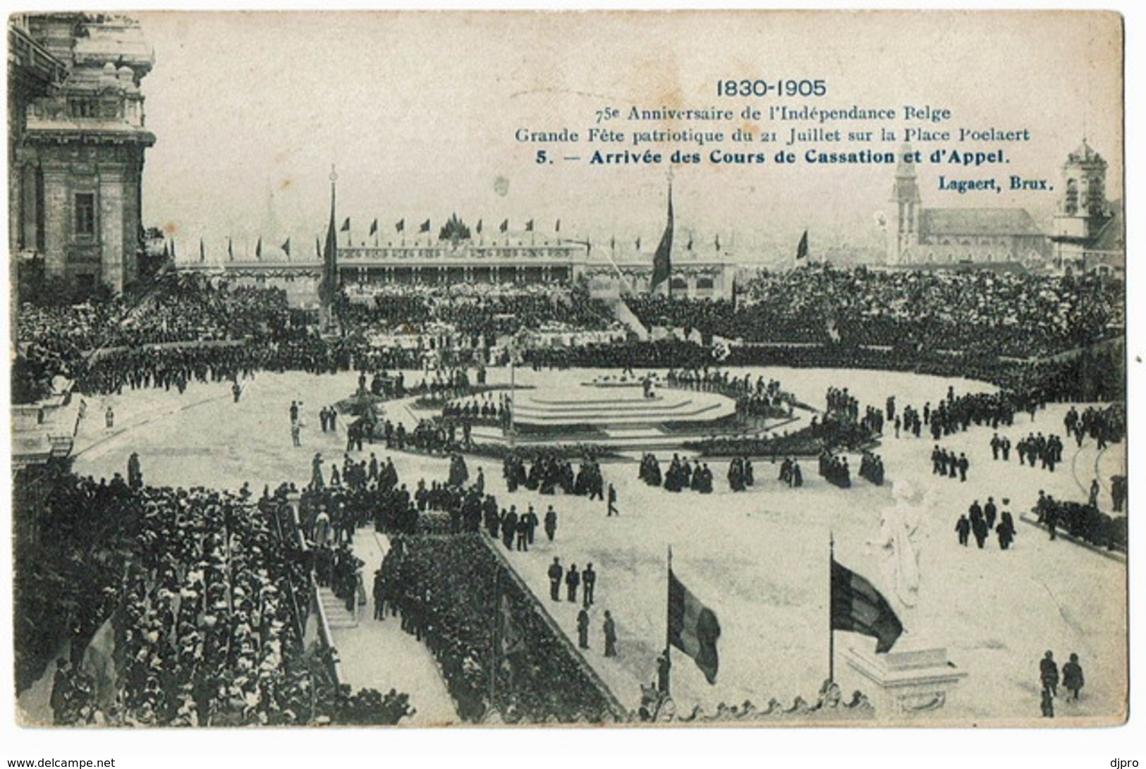 1830-1905  5  Arrivée Des Cours De Cassation Et D'appel  Lagaert - Fêtes, événements