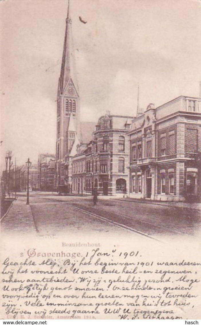 2606142's Gravenhage, Bezuidenhout. (poststempel 1901)(zie Hoeken) - Den Haag ('s-Gravenhage)