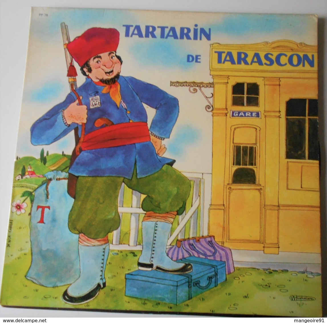 Disque 33 Tours TARTARIN DE TARASCON Collection Le Disque D'aventure A. DAUDET (rare) - Enfants