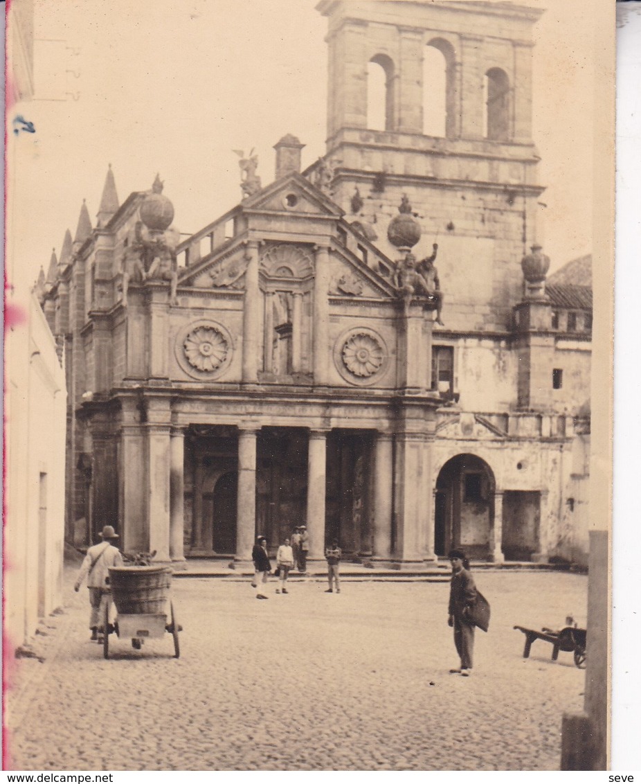 EVORA Convento De GRACA  PORTUGAL Photo Amateur 1932 Format Environ 7,5 Cm Sur 5,5 Cm - Lugares