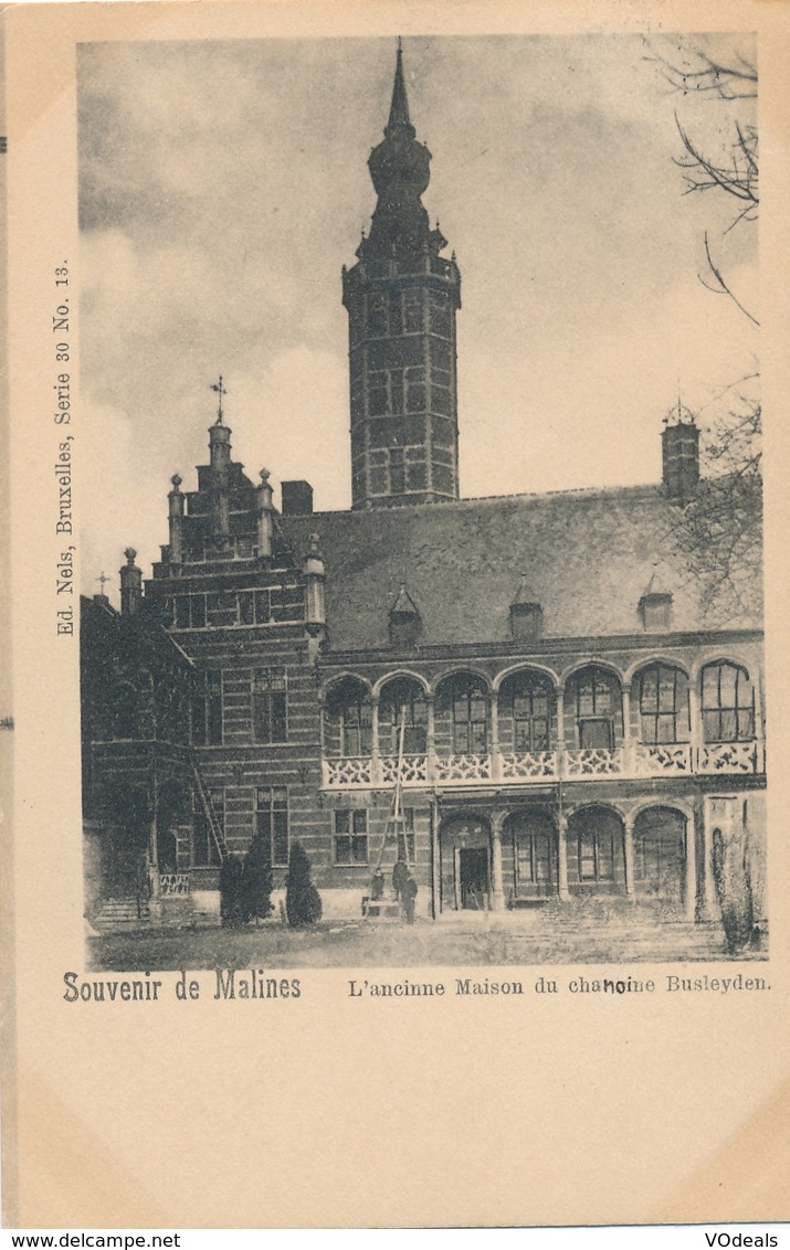CPA - Belgique - Malines - L'ancienne Maison Du Chanoine Busleyden - Malines