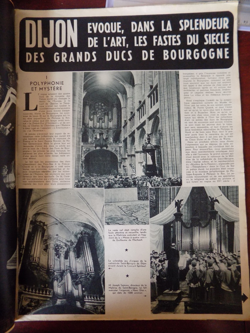 Revue Le Soir Illustré N° 992  Fastes Ducs De Bourgogne à Dijon - Frank Sinatra -  La Thrace - Paule Guillou Coupable ? - Informations Générales