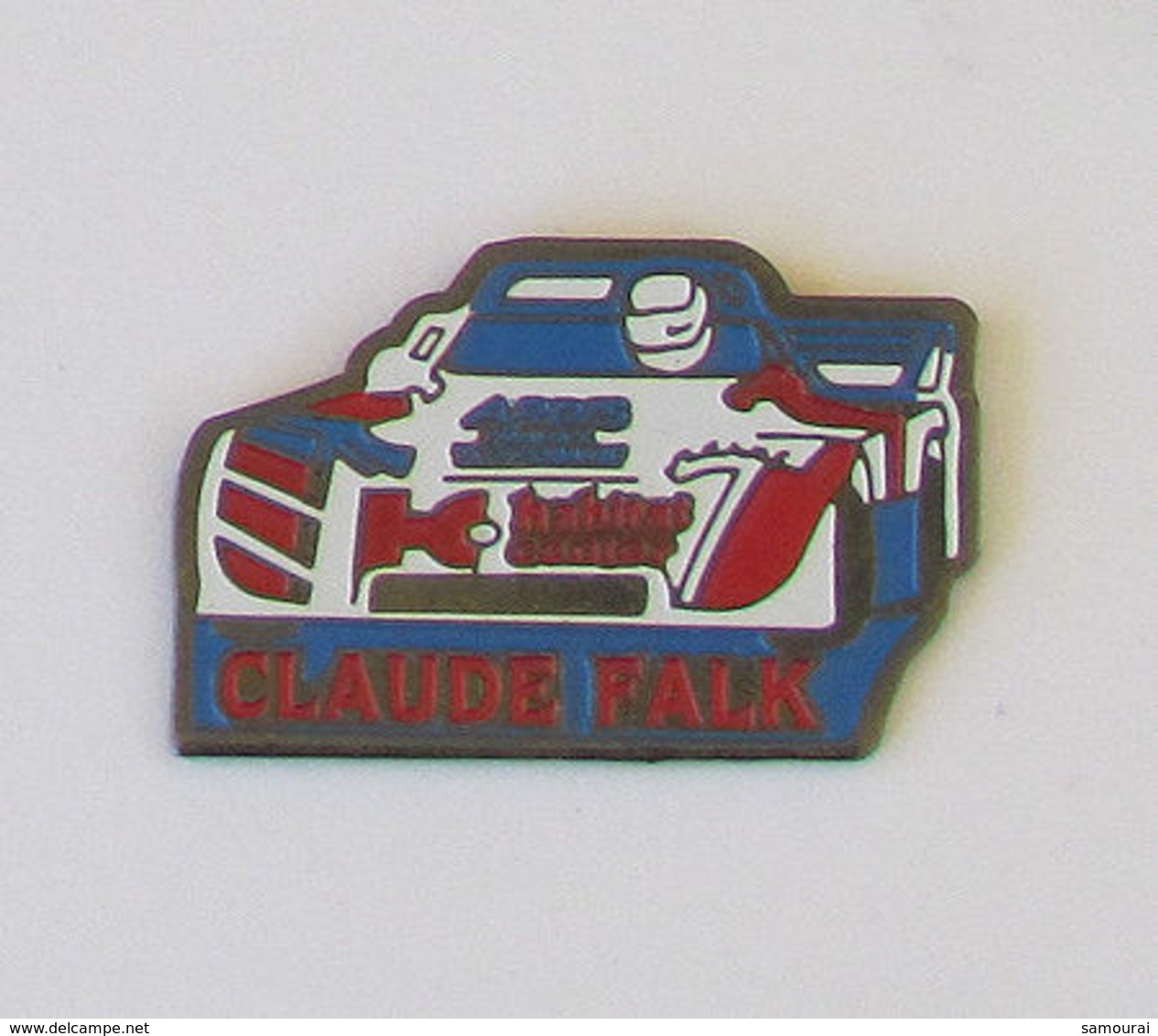 1 Pin's VOITURE DE COURSE F3 PILOTE CLAUDE FALK - F1