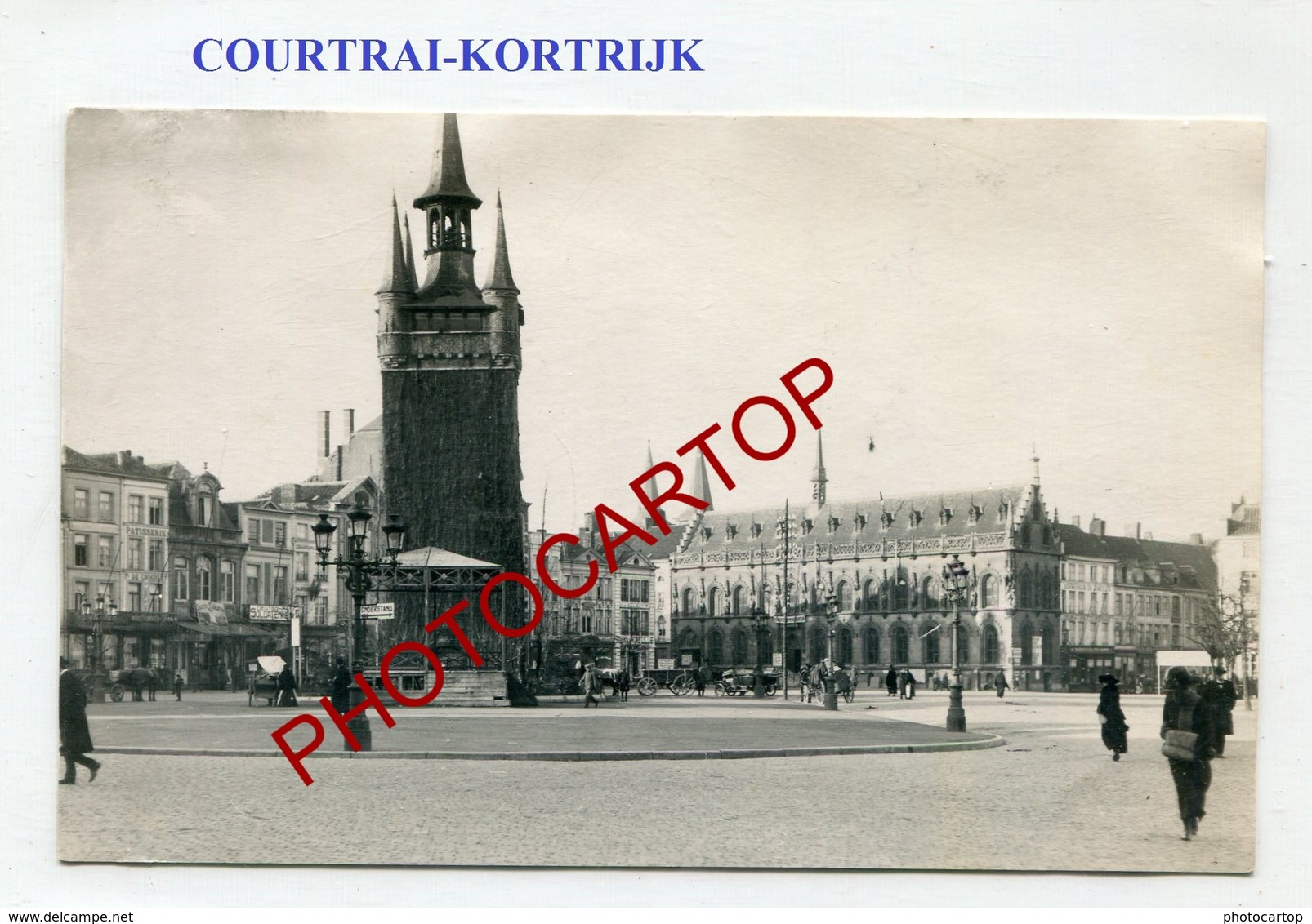 KORTRIJK-Courtrai-CARTE PHOTO Allemande-Guerre 14-18-1WK-BELGIQUE-BELGIEN-Flandern- - Kortrijk