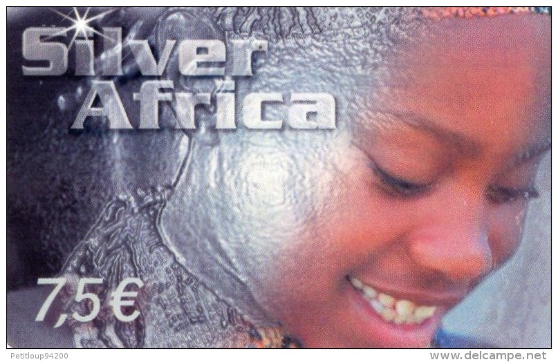 CARTE PREPAYEE ETHNIQUE AFRIQUE  SILVER AFRICA  *7,5e  2220 - Other & Unclassified