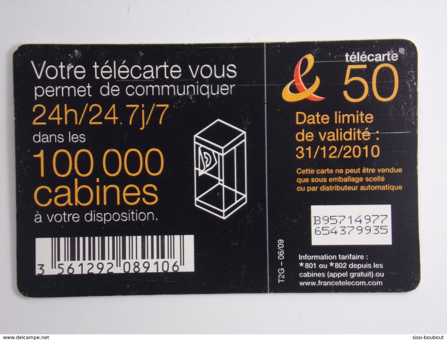 Télécarte - France Télécom - 2009 - Telecom Operators