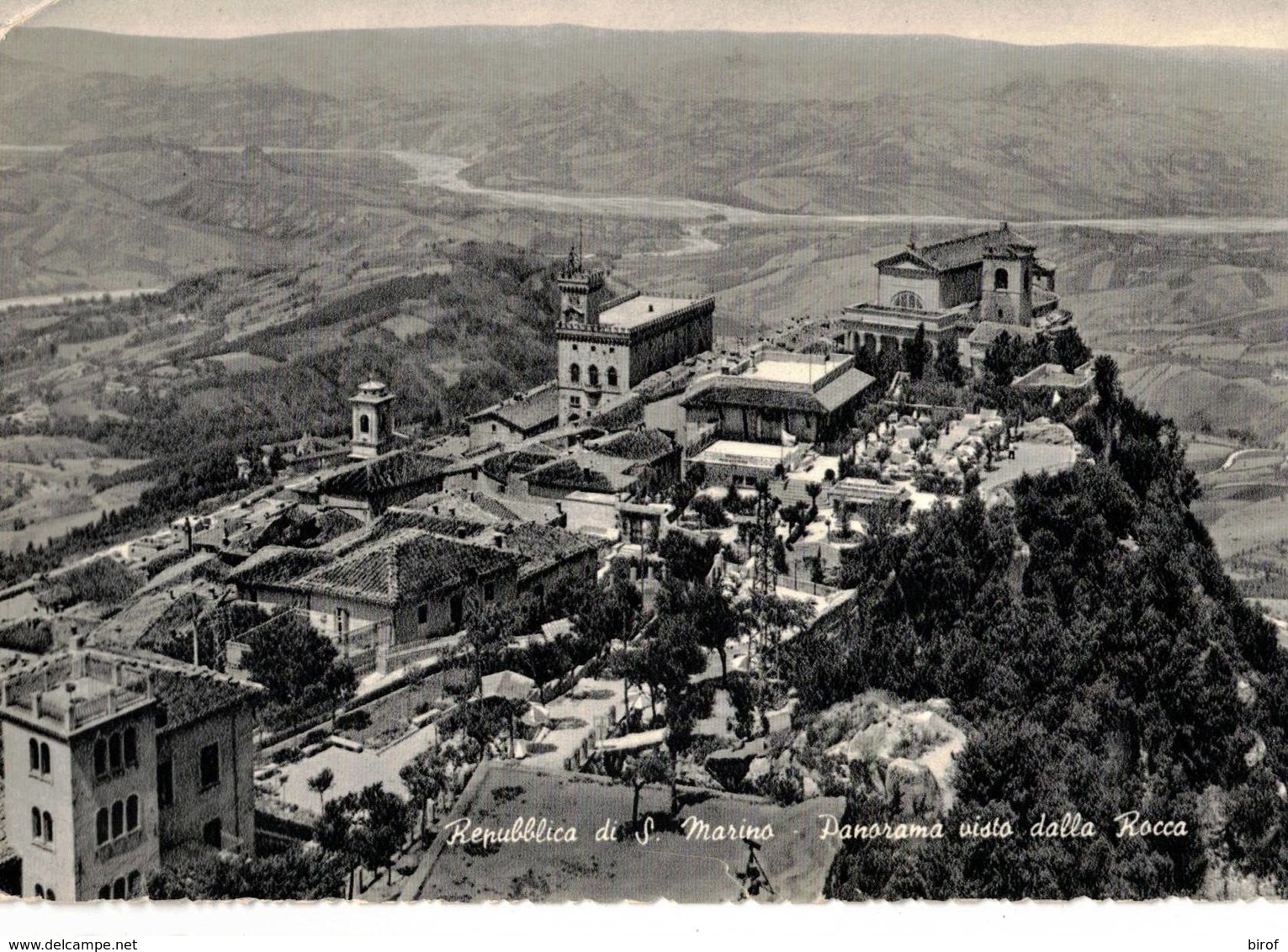 REPUBBLICA DI SAN MARINO - PANORAMA VISTO DALLA ROCCA  (RSM) - San Marino