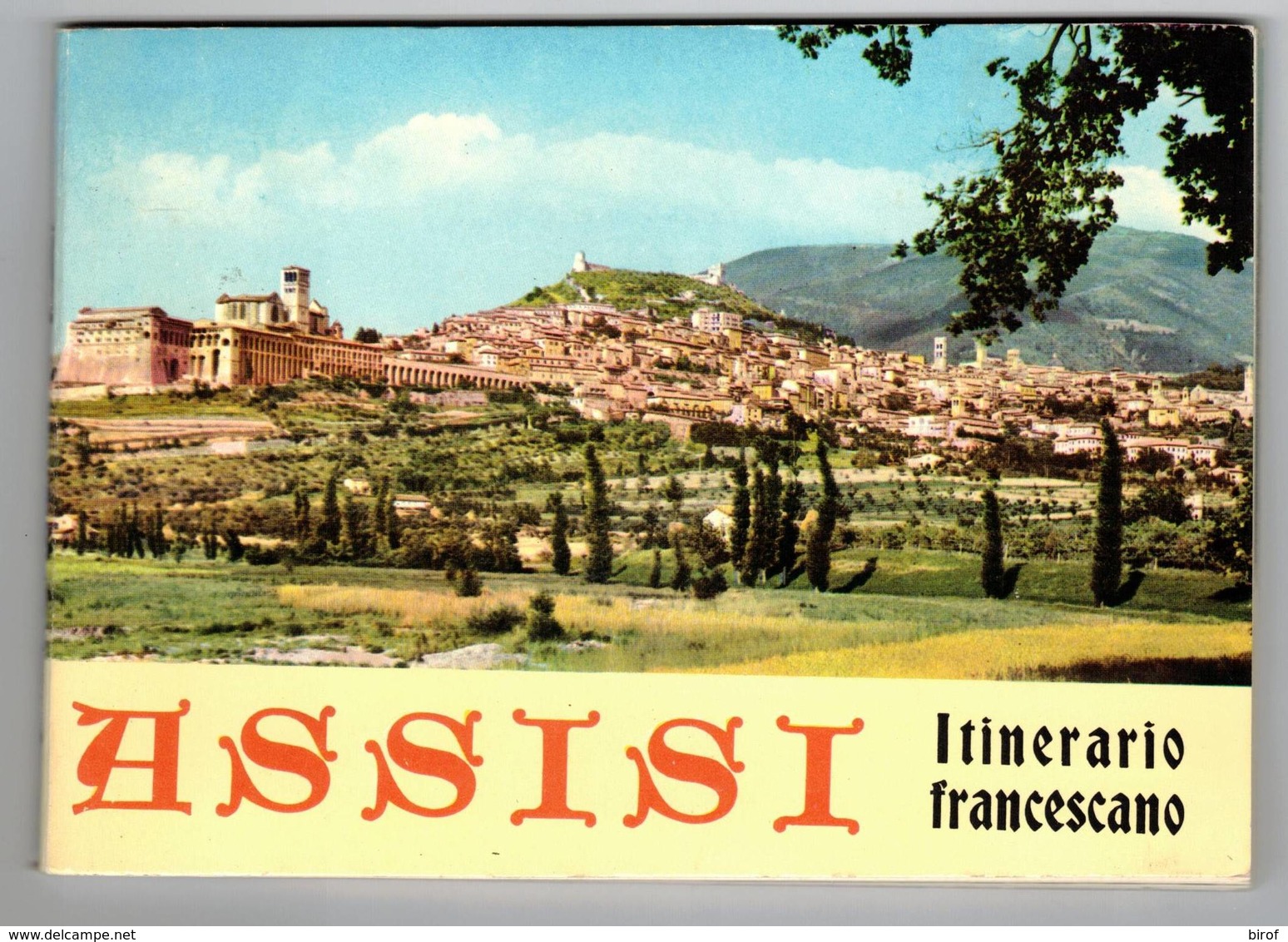 LIBRETTO - ASSISI 1964 - ITINERARIO FRANCESCANO - 65 PAGINE MISURE 16.5 X 12 (PERUGIA UMBRIA) - Handbücher Für Sammler