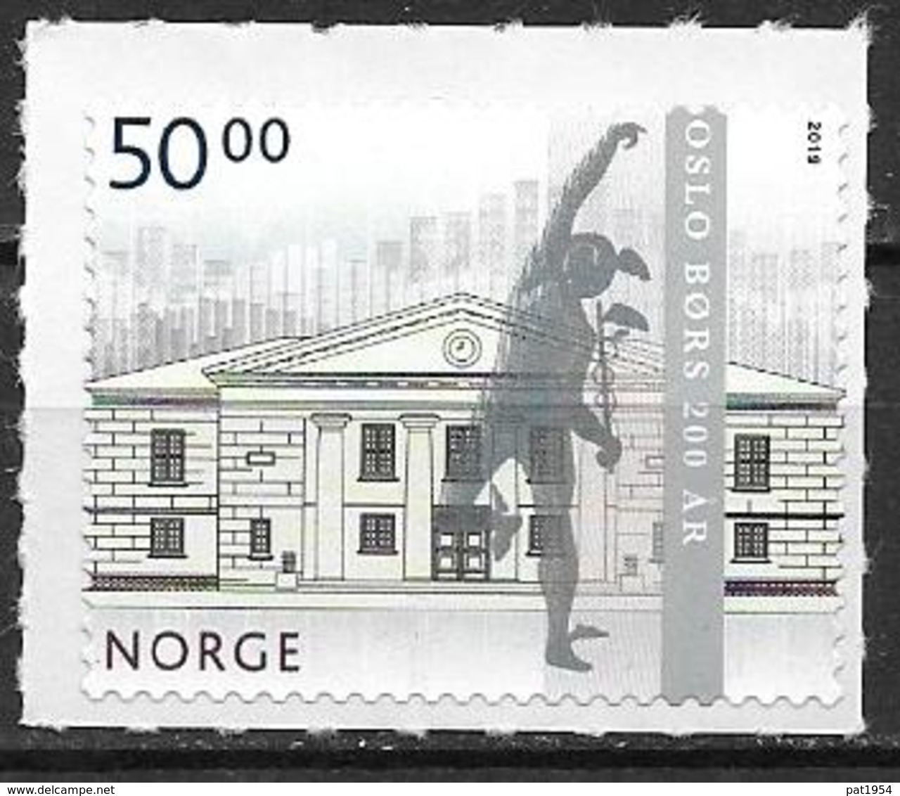 Norvège 2019 Timbre Neuf Bourse D'Oslo - Unused Stamps