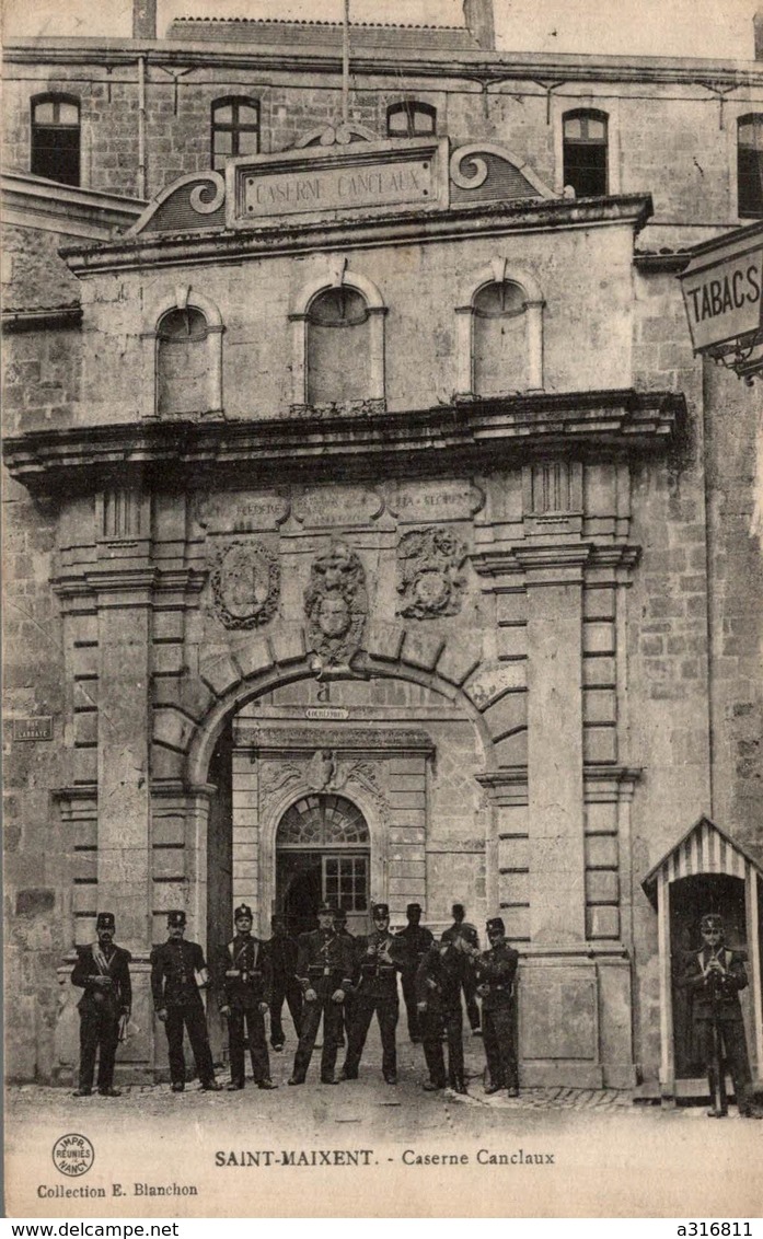 SAINT MAIXENT CASERNE CANCLAUX - Saint Maixent L'Ecole