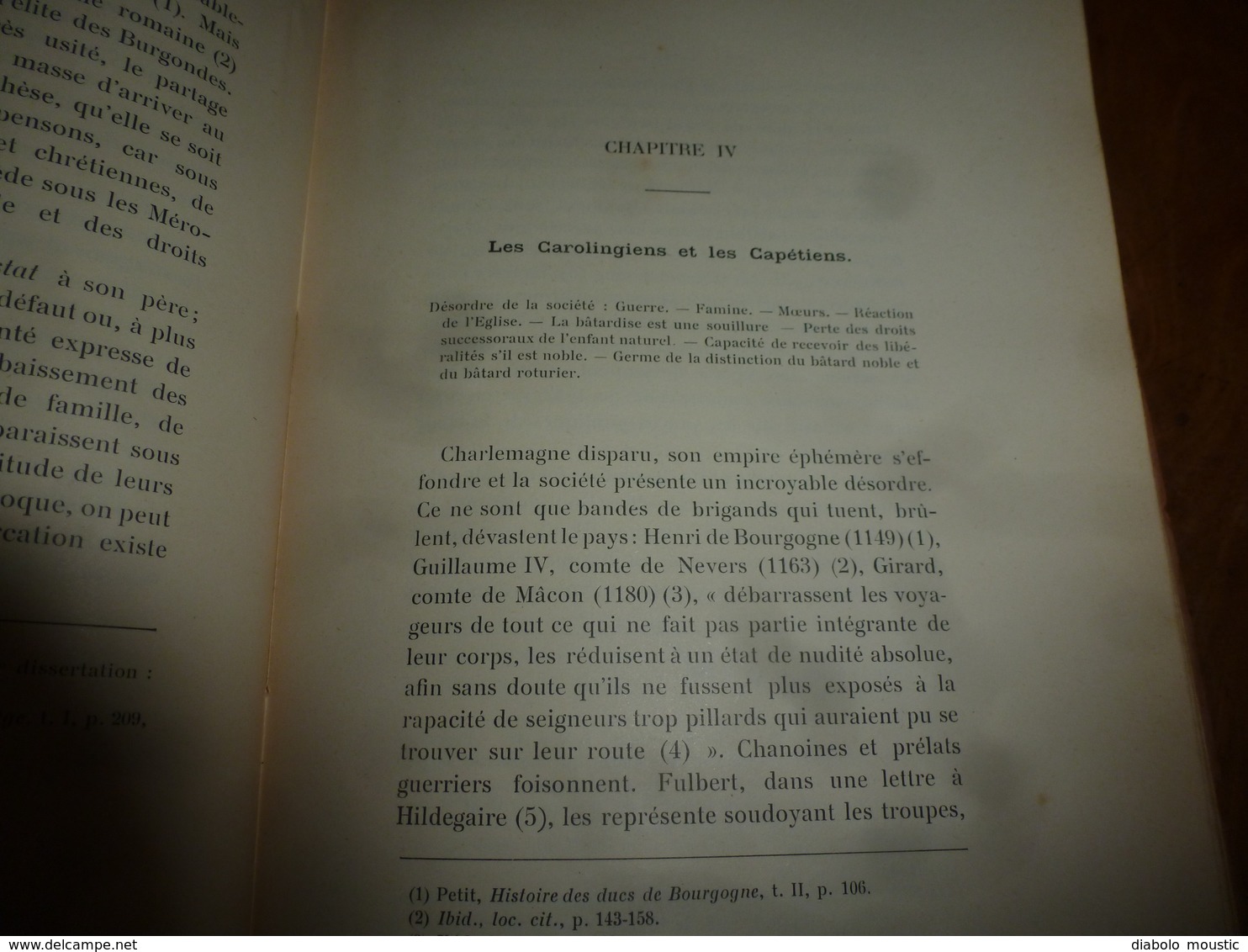 1905 La succession des Bâtards dans l'ancienne Bourgogne; (Définition du Bâtard noble,Les coutumes , Les formalités) etc