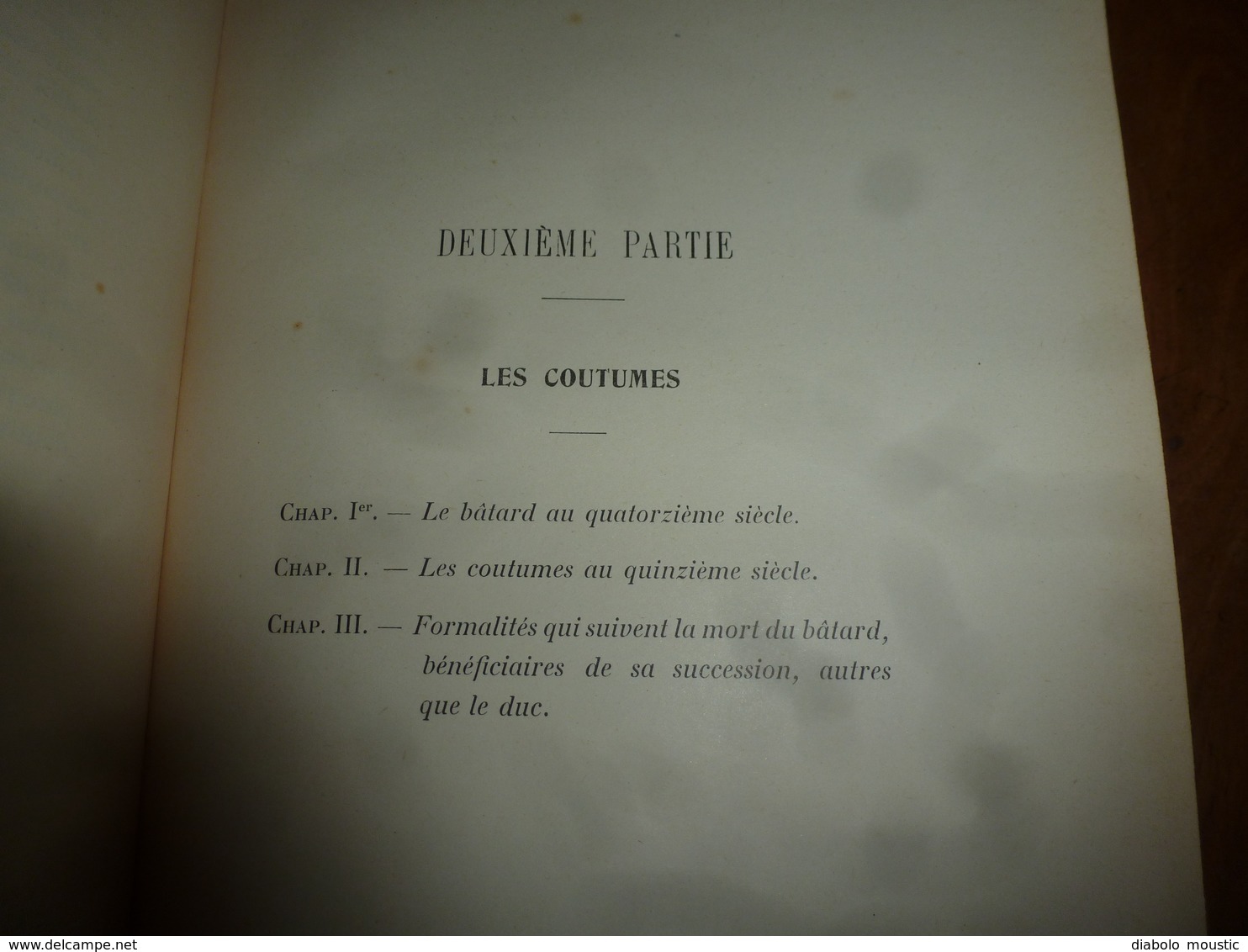 1905 La succession des Bâtards dans l'ancienne Bourgogne; (Définition du Bâtard noble,Les coutumes , Les formalités) etc