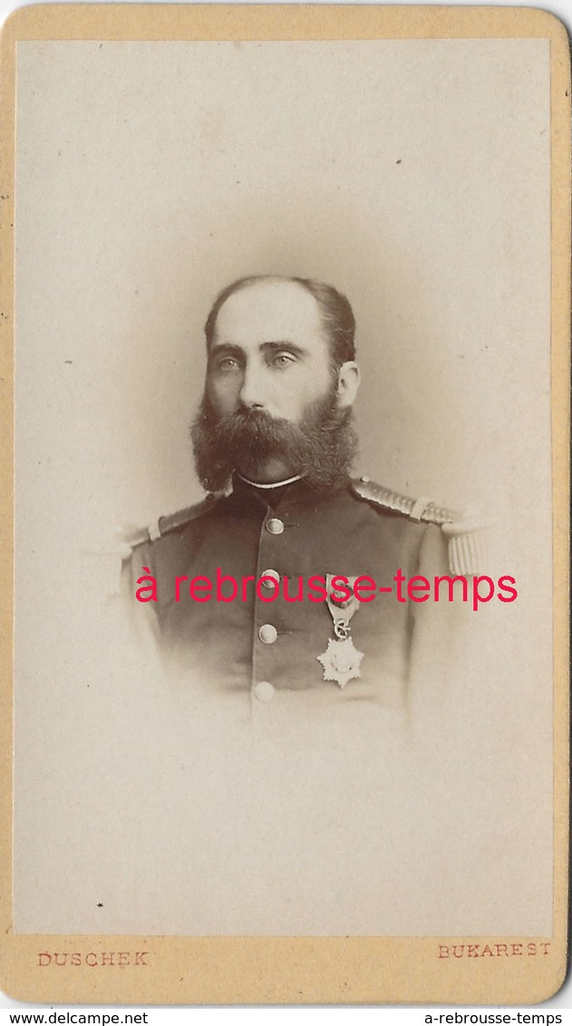 BUCURESCI-A Voir CDV Vers 1868/1870 Officier De Marine Française En Roumanie Médaillé-Très Bel état - Guerre, Militaire