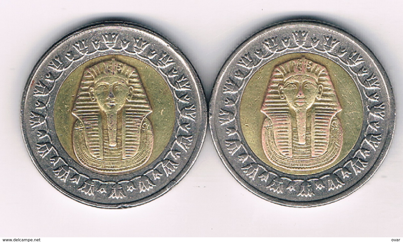 2 X 1 POUND 2008+2010 EGYPTE /4540 - Egypt