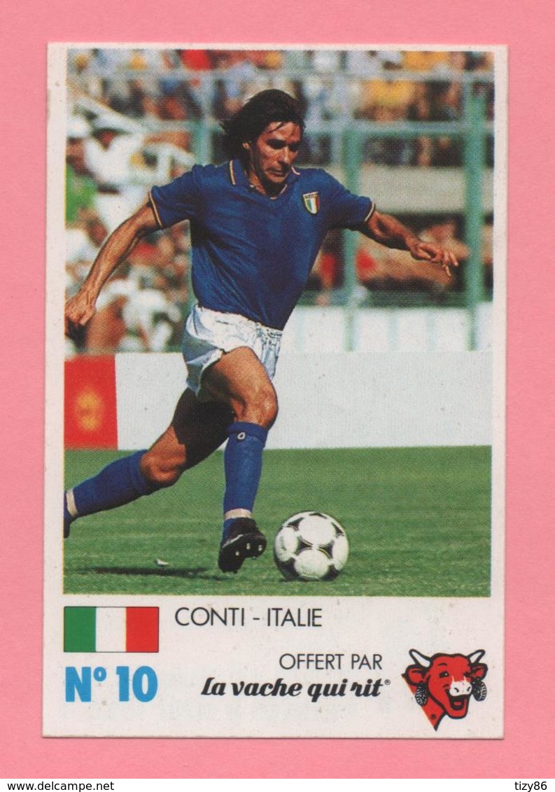 Figurina Finale Au Parc Des Princes 8 Juin 1985 - La Vache Qui Rit N° 10 - Conti - Italie - Trading Cards