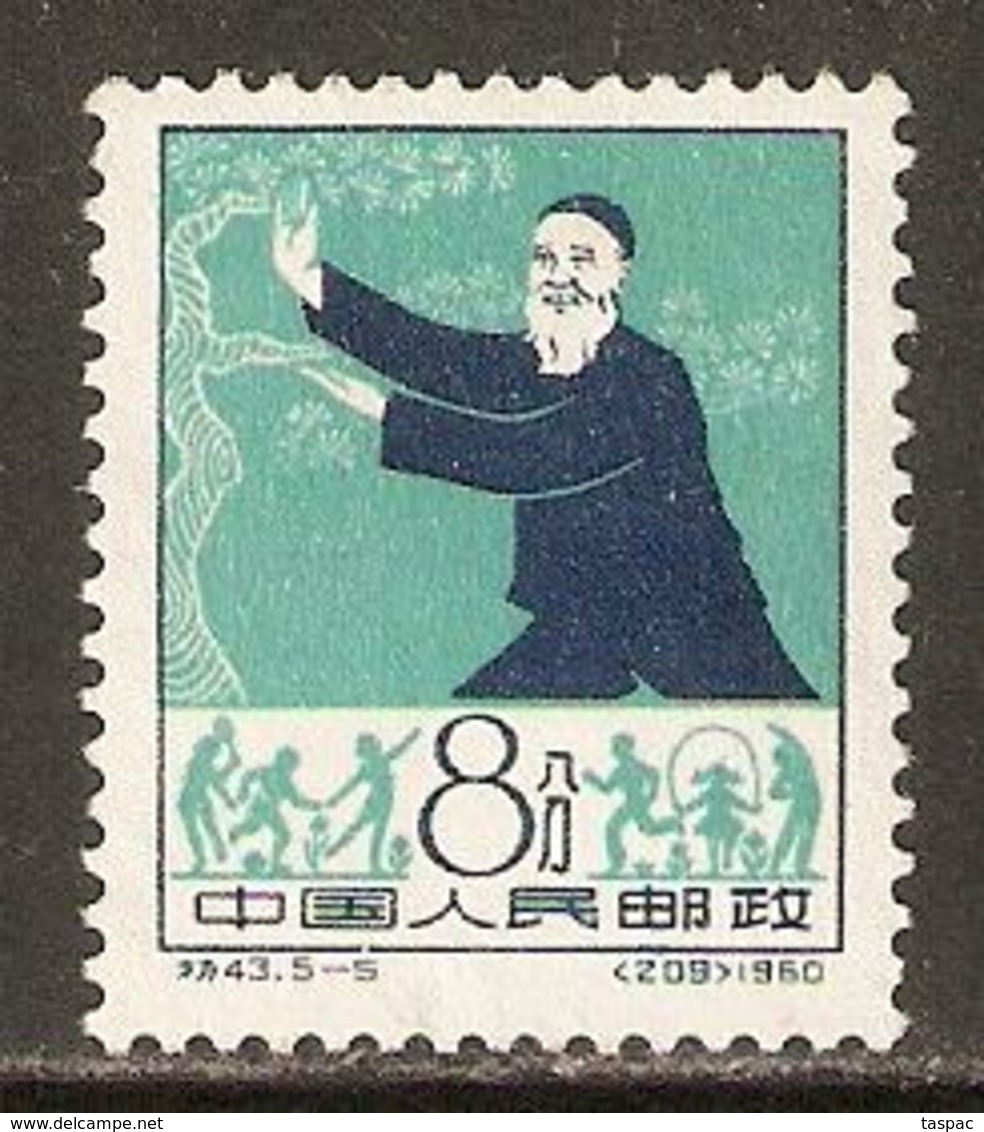 China P.R. 1960 Mi# 563 (*) Mint No Gum - Short Set - National Health Campaign - Nuovi