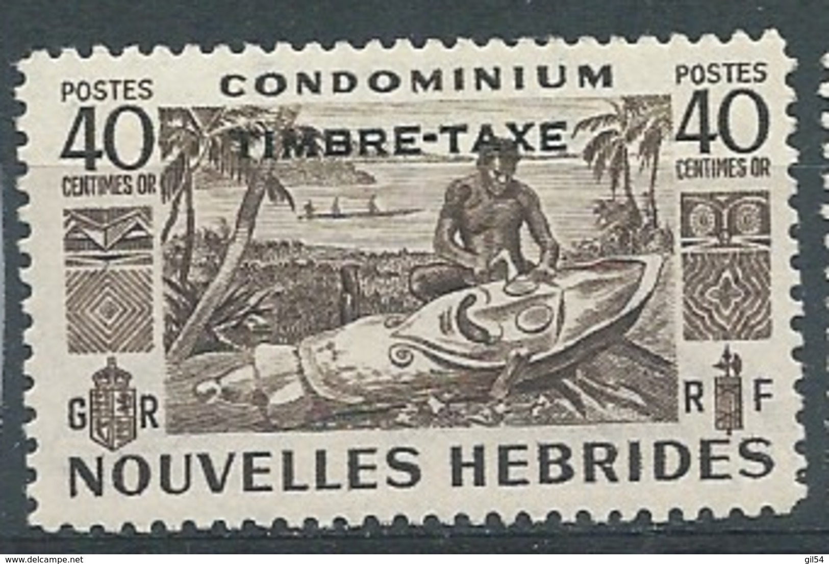 Nouvelles Hebrides   - Taxe  , Yvert N°29 **   Po 62727 - Timbres-taxe