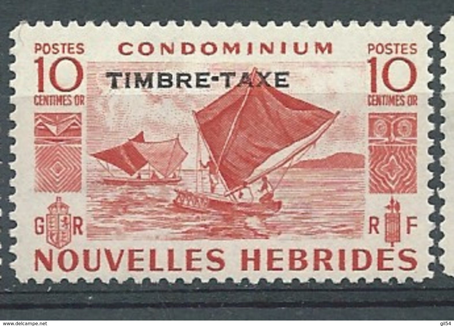 Nouvelles Hebrides   - Taxe  , Yvert N°27 **   Po 62729 - Timbres-taxe