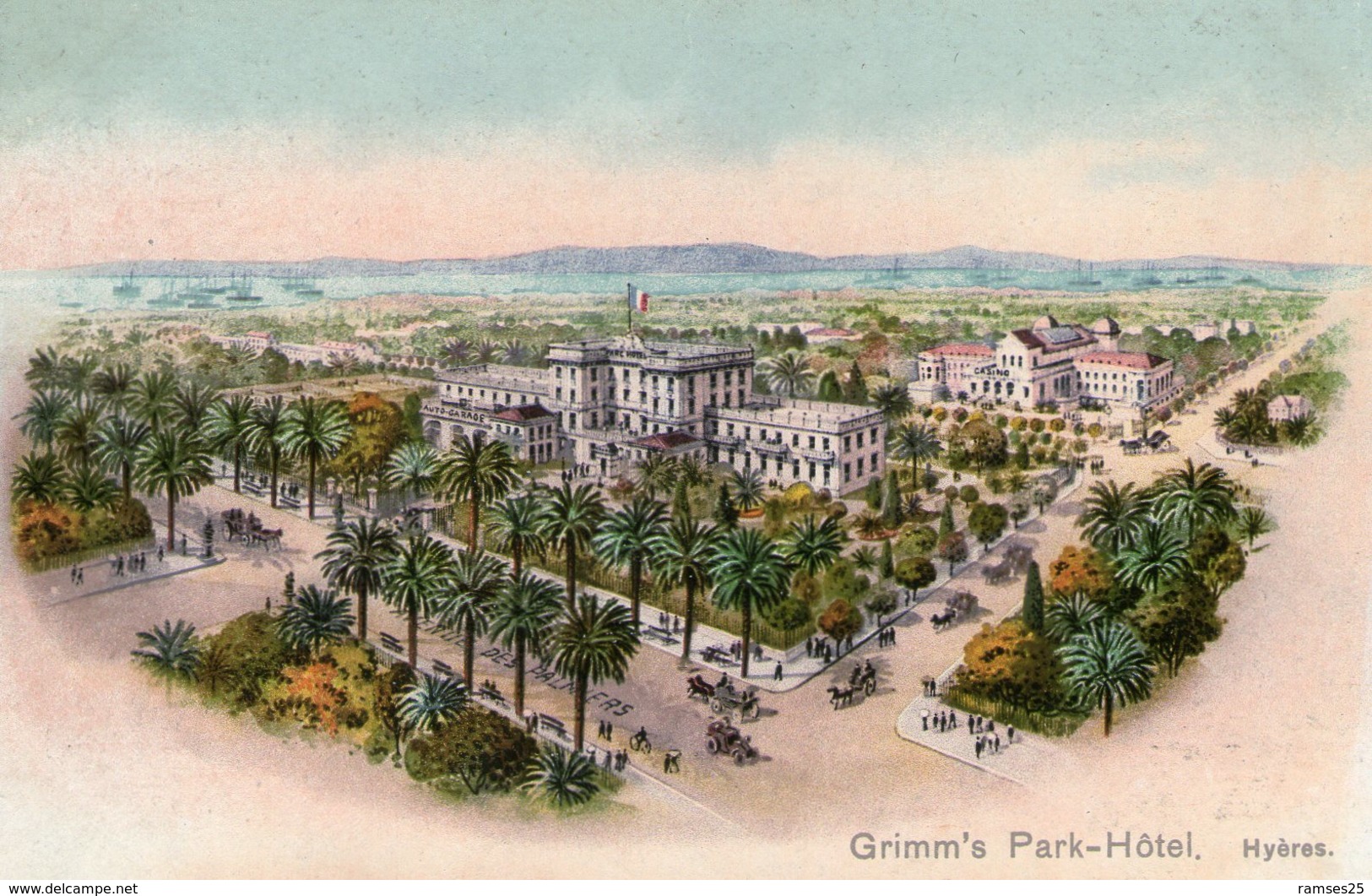 (108)  CPA  Hyeres  Grimm's Park Hotel   (Bon état) - Hyeres