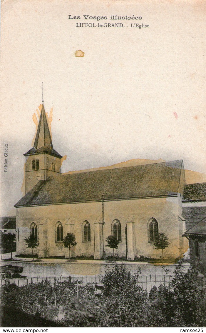 (108)  CPA  Liffol Le Grand  Eglise   (Bon état) - Liffol Le Grand