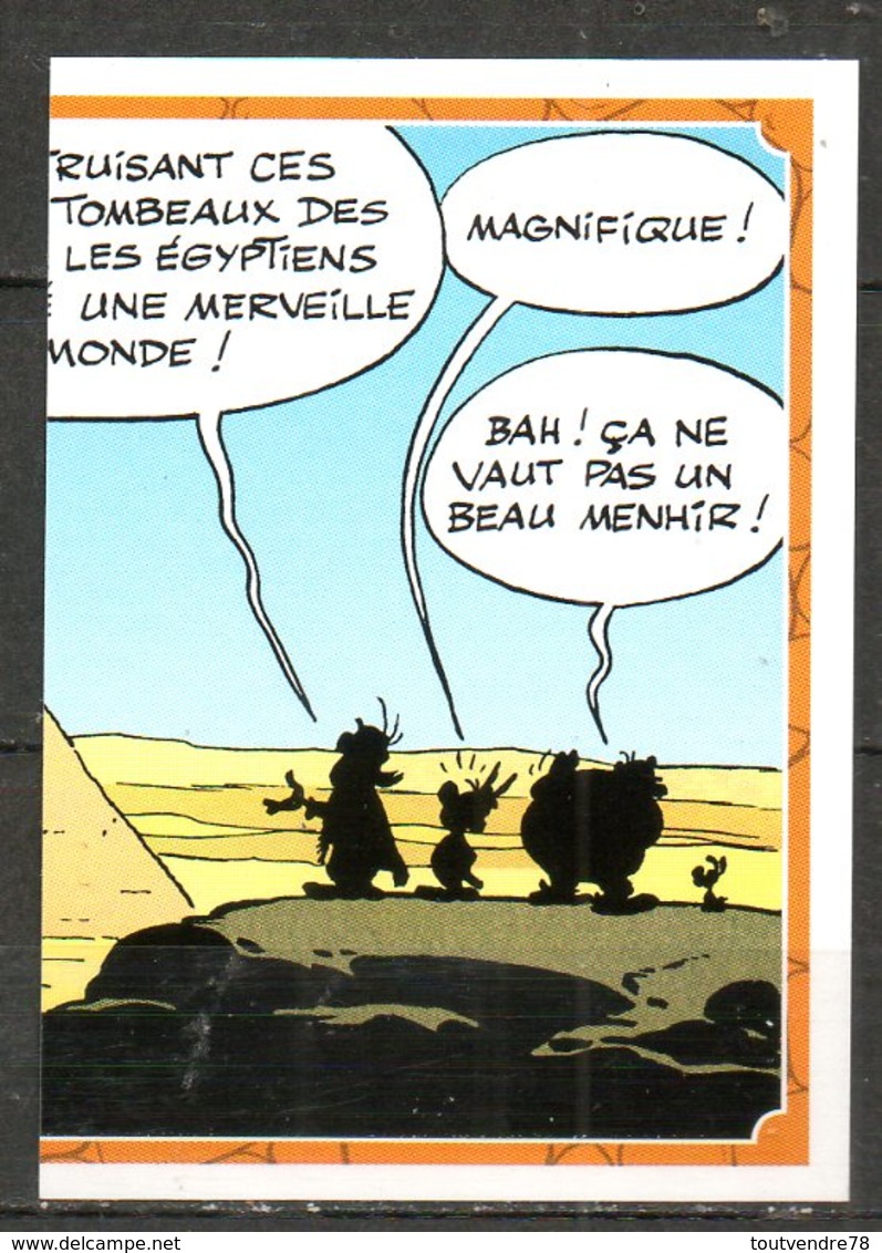 IM425 : Panini Carrefour Asterix 60 Ans / N°091 Pyramide 2/2 - French Edition
