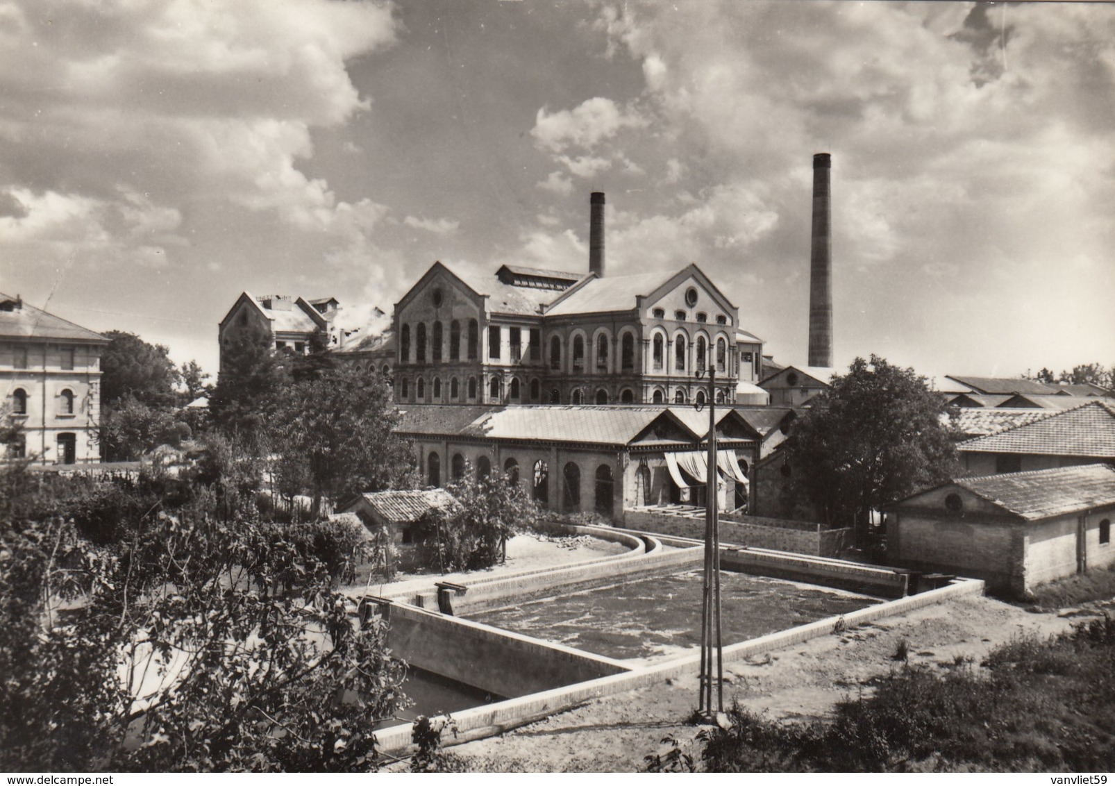 MEZZANO-RAVENNA-ZUCCHERIFICIO-CARTOLINA VERA FOTOGRAFIA VIAGGIATA IL 7-12-1955 - Ravenna