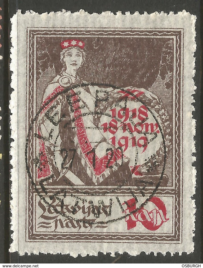 LATVIA. 1919. POSTMARK LEEPAJA. USED - Latvia