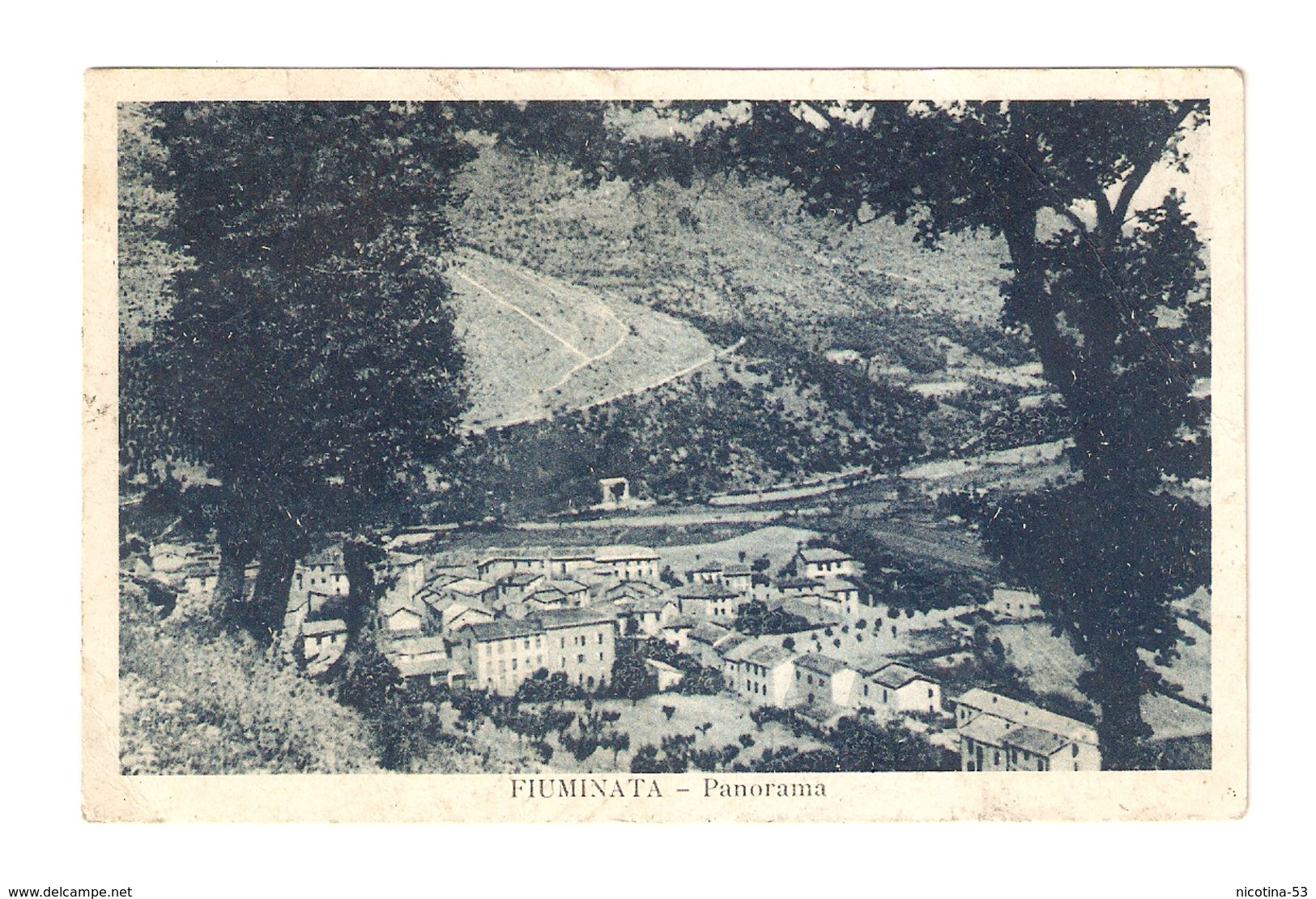 CT--02908-- FIUMINATA ( MACERATA ) PANORAMA - VIAGGIATA  1951 - Altri & Non Classificati