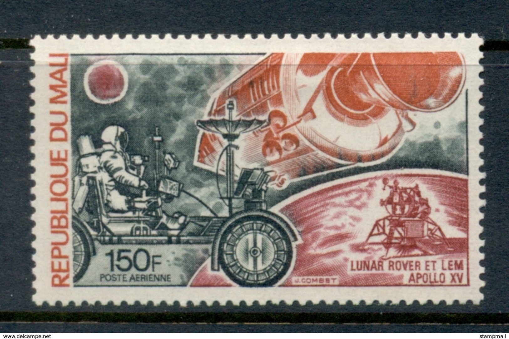 Mali 1972 Apollo 15 Luna Rover MLH - Mali (1959-...)