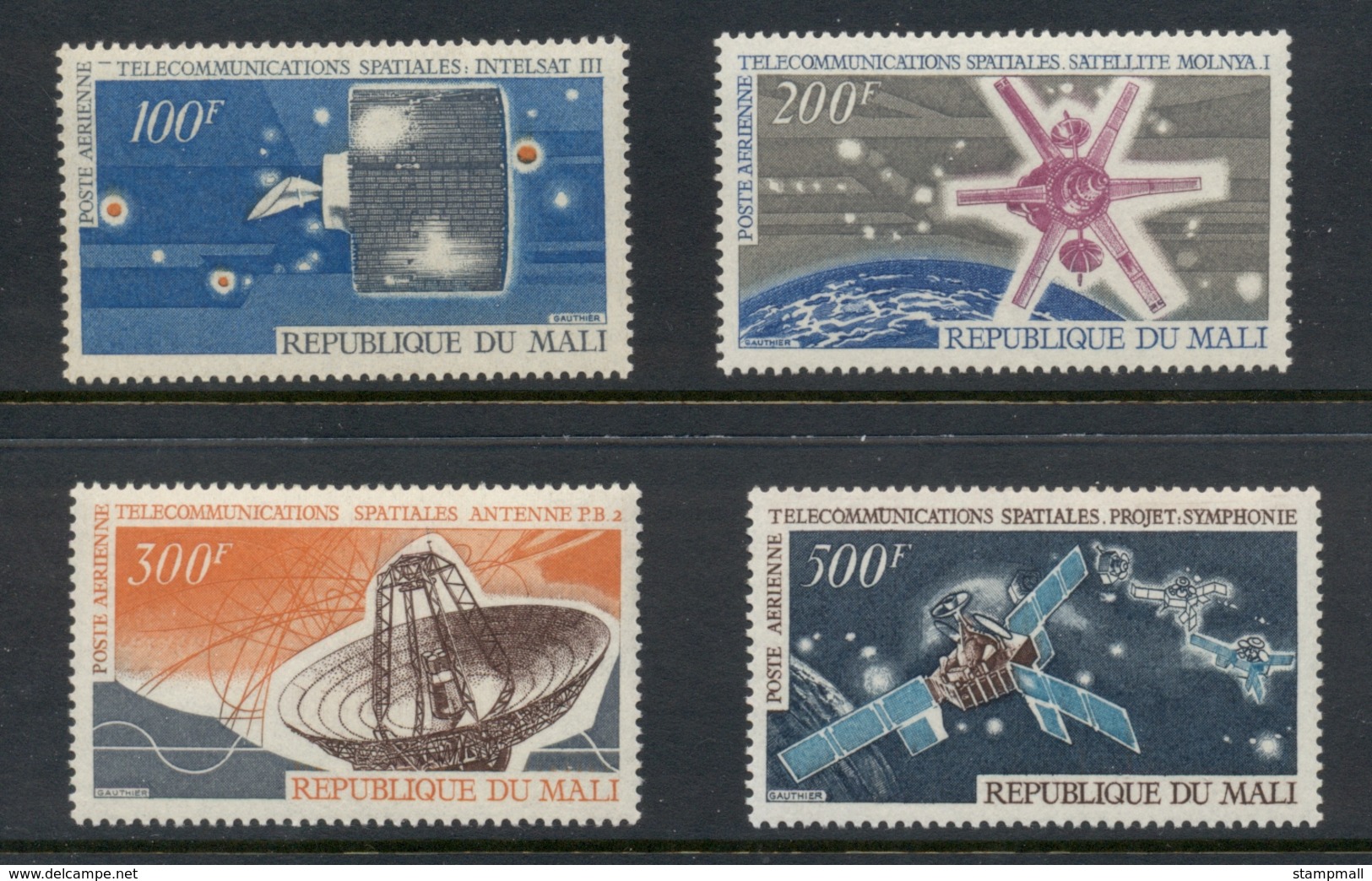 Mali 1970 Telecommunications Through Space MLH - Mali (1959-...)