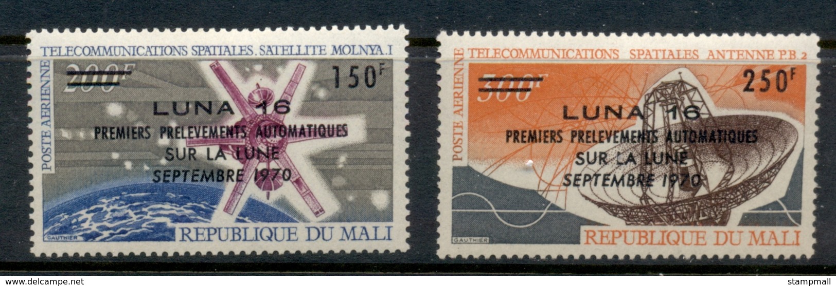 Mali 1970 Luna 16 Opts MLH - Mali (1959-...)