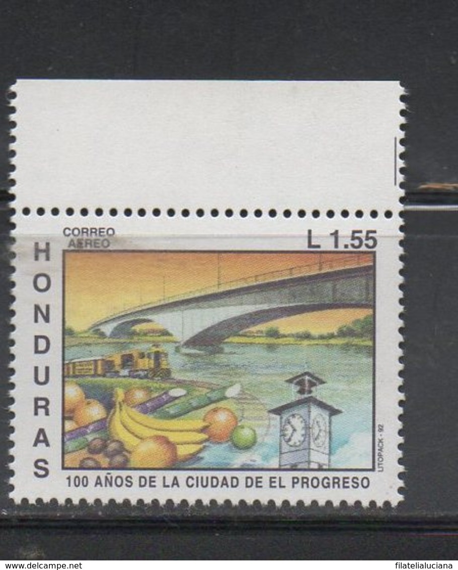 Honduras 1992 Issue MNH Scott C876 Centenario City El Progreso - Honduras